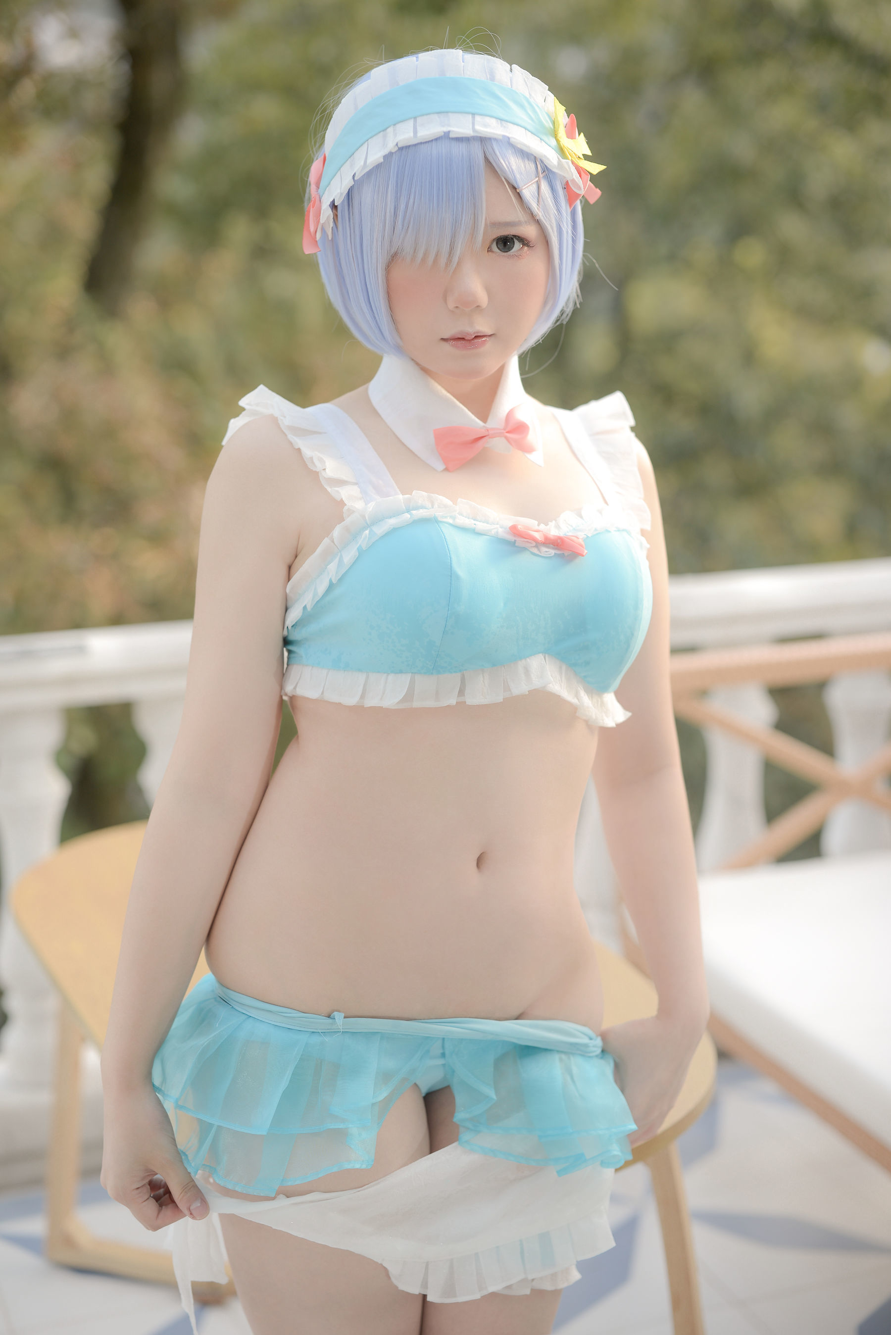 Cosplay] Kyou Nikuniku Vol.20 Ở hồ bơi ngoài trời