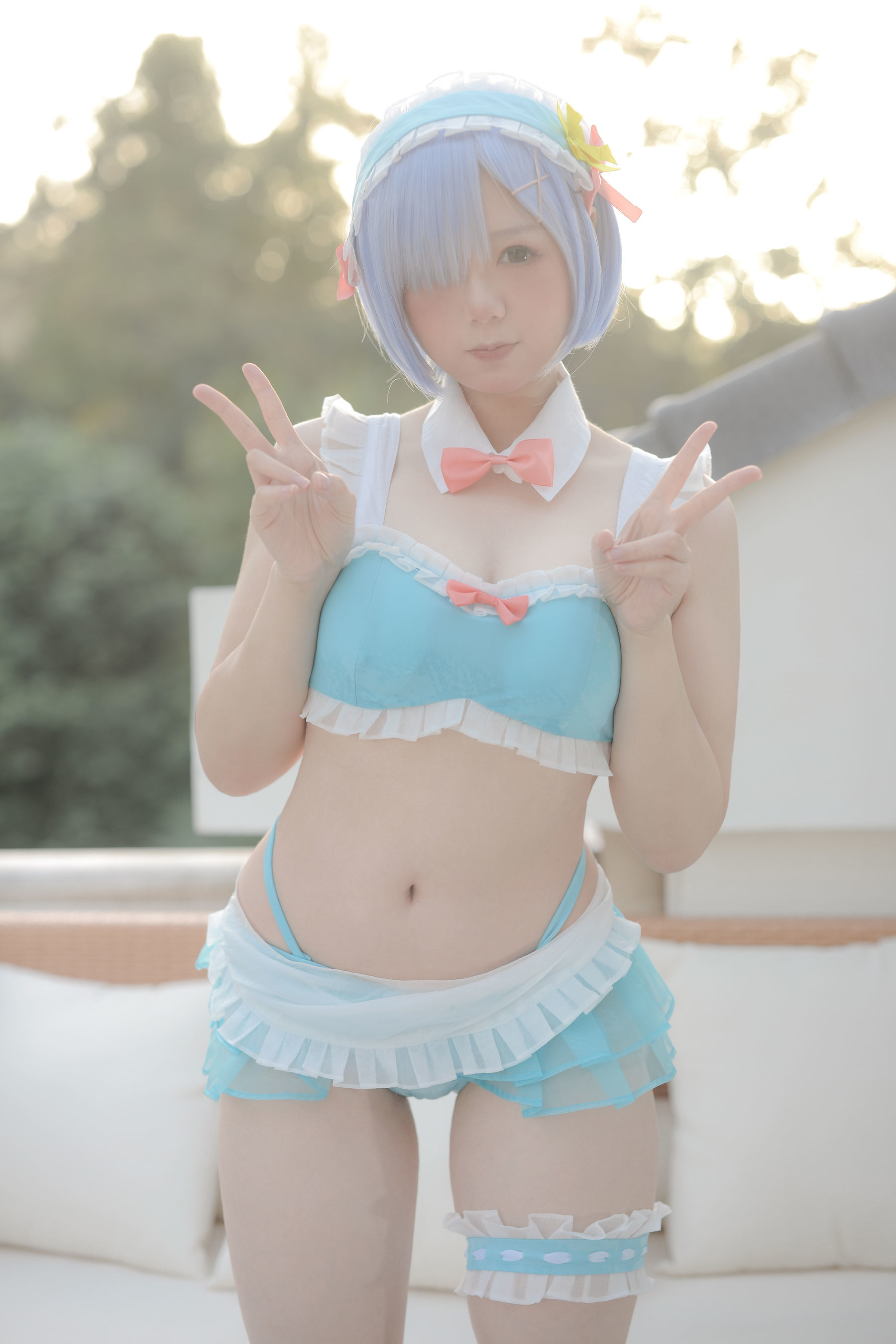 Cosplay] Kyou Nikuniku Vol.20 Ở hồ bơi ngoài trời