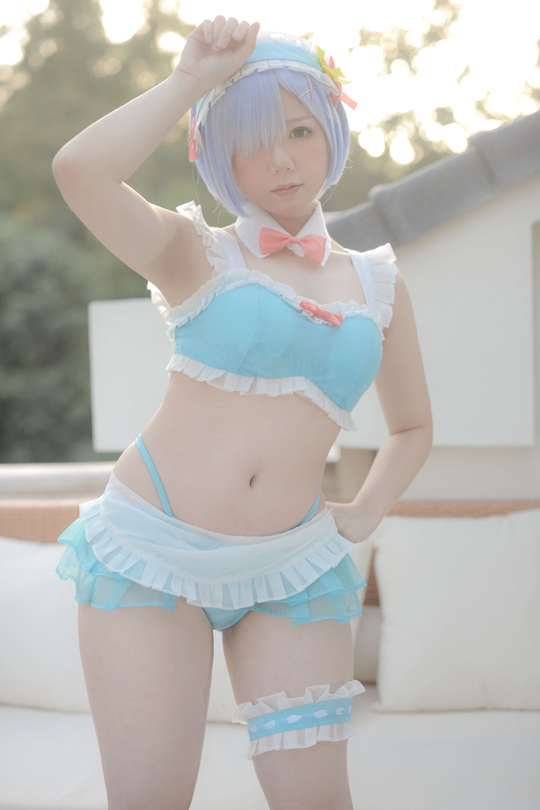 Cosplay] Kyou Nikuniku Vol.20 Ở hồ bơi ngoài trời