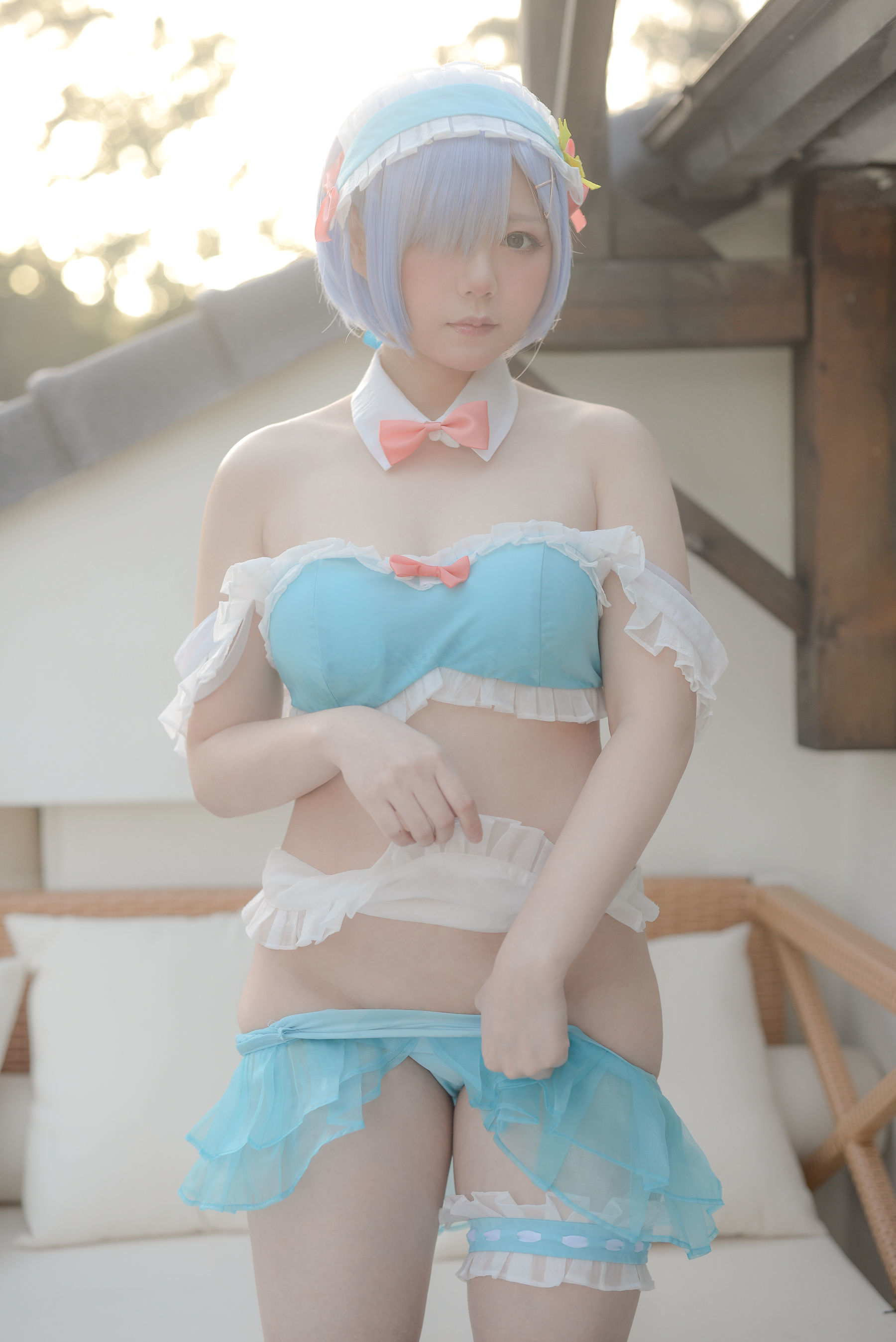 Cosplay] Kyou Nikuniku Vol.20 Ở hồ bơi ngoài trời