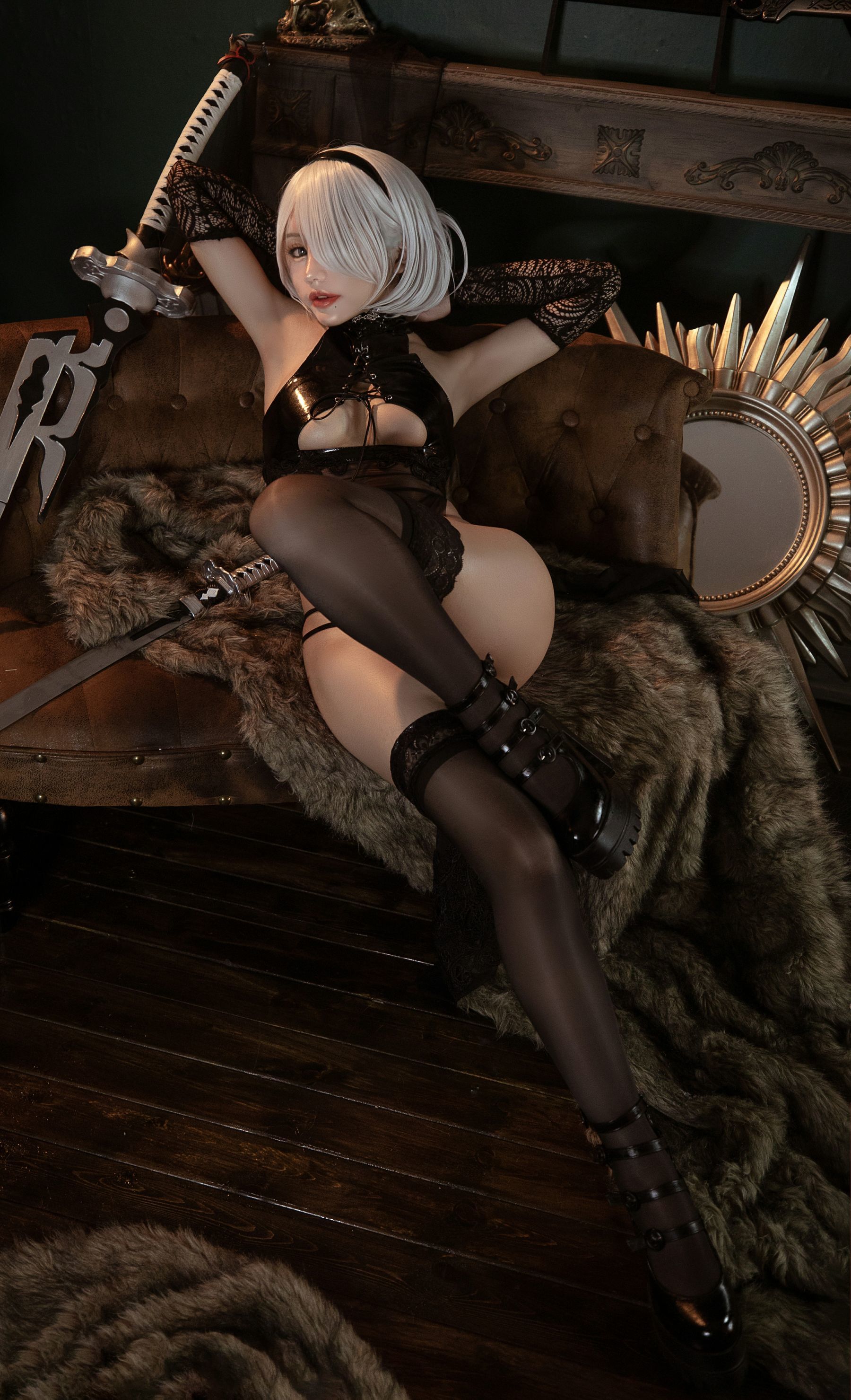[Cosplay] 一笑芳香沁 - 2B黑花嫁