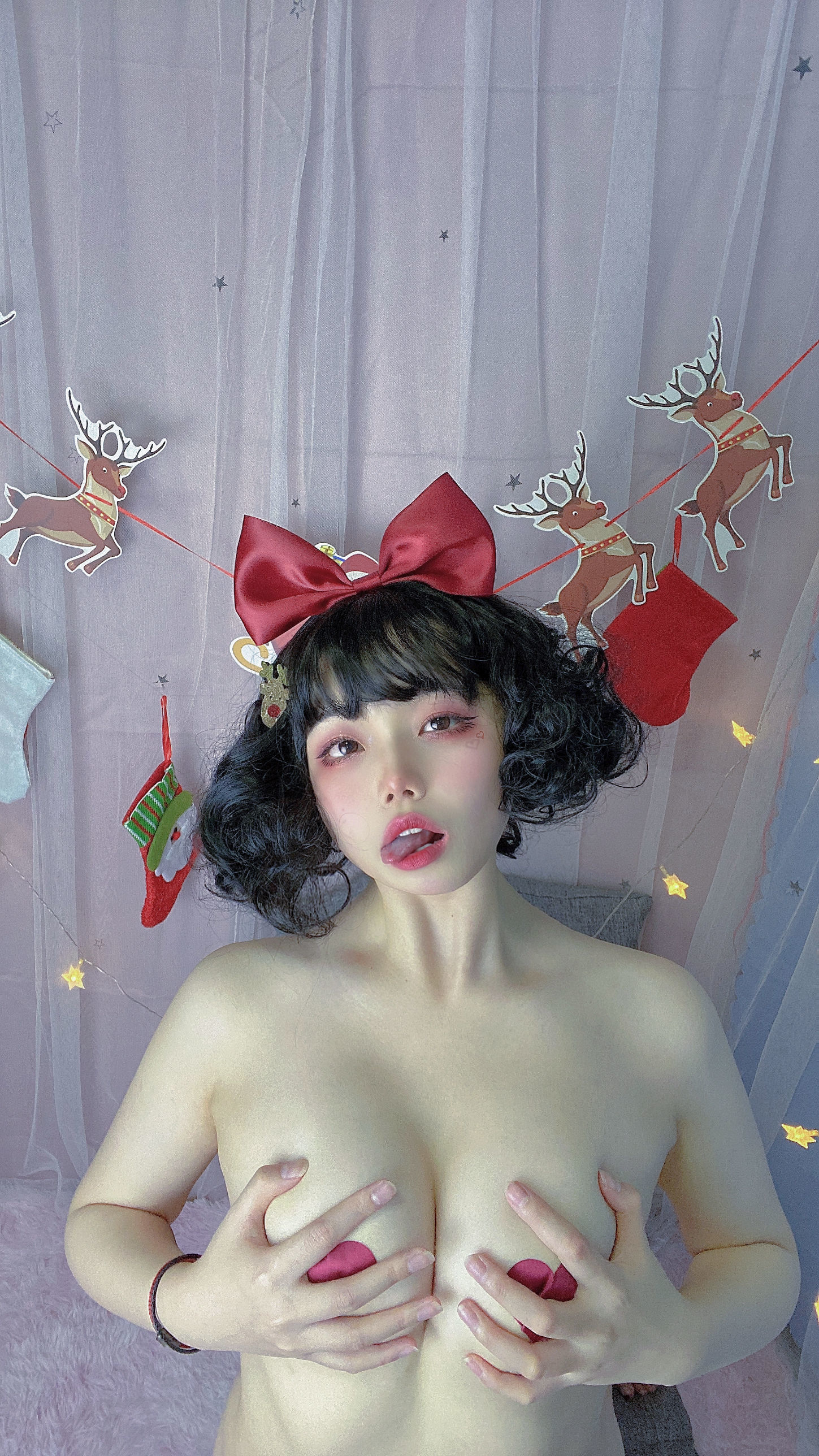コスプレ] 七月喵子 - 遅れてきたクリスマス
