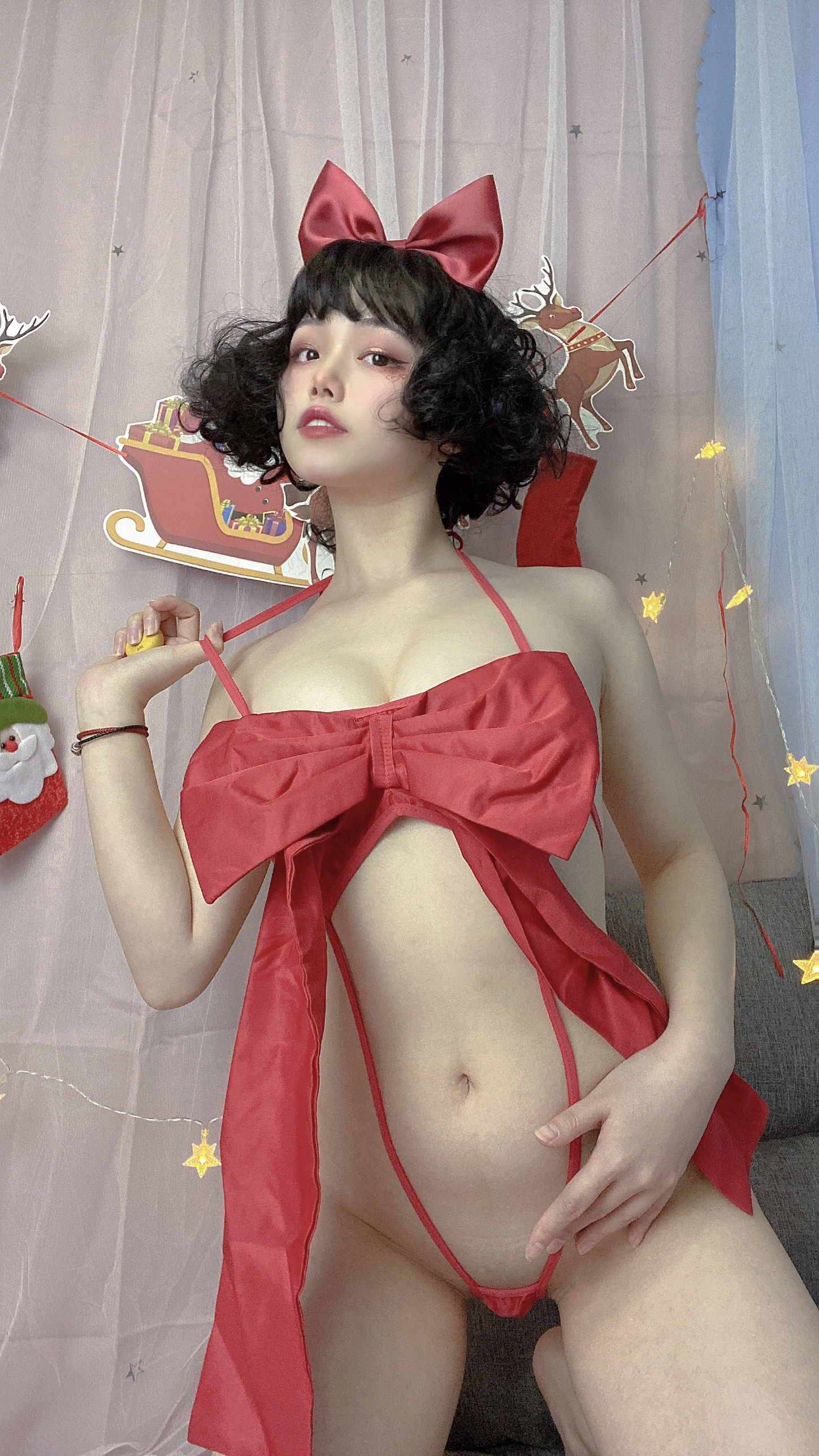 Cosplay] 七月喵子 - 遲到的聖誕節