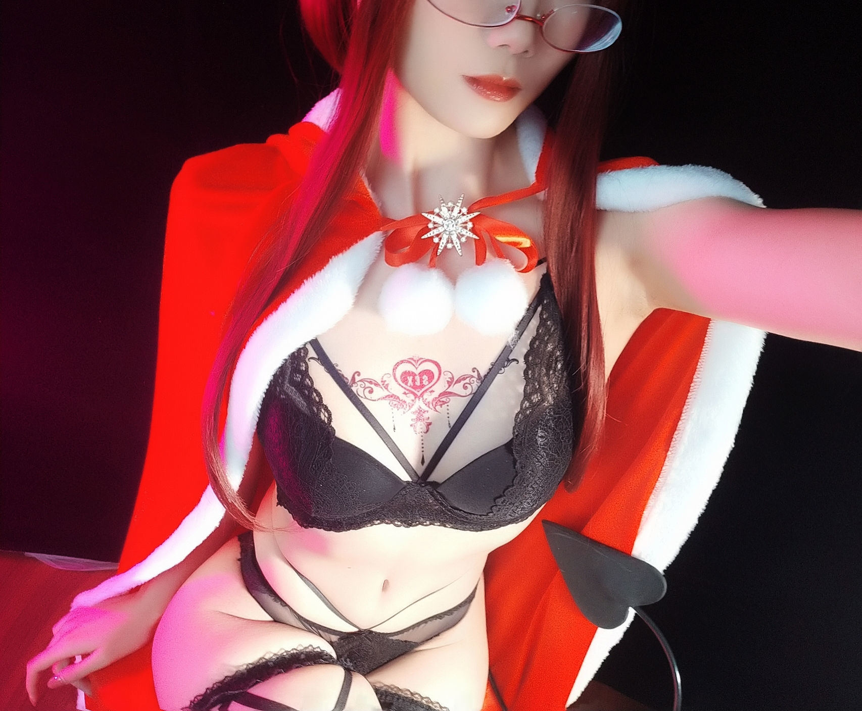 Cosplay] Blogger anime Hiểu Mỹ Mẹ - (Tự sướng Giáng Sinh) Tuyết Dạ Mị Ma