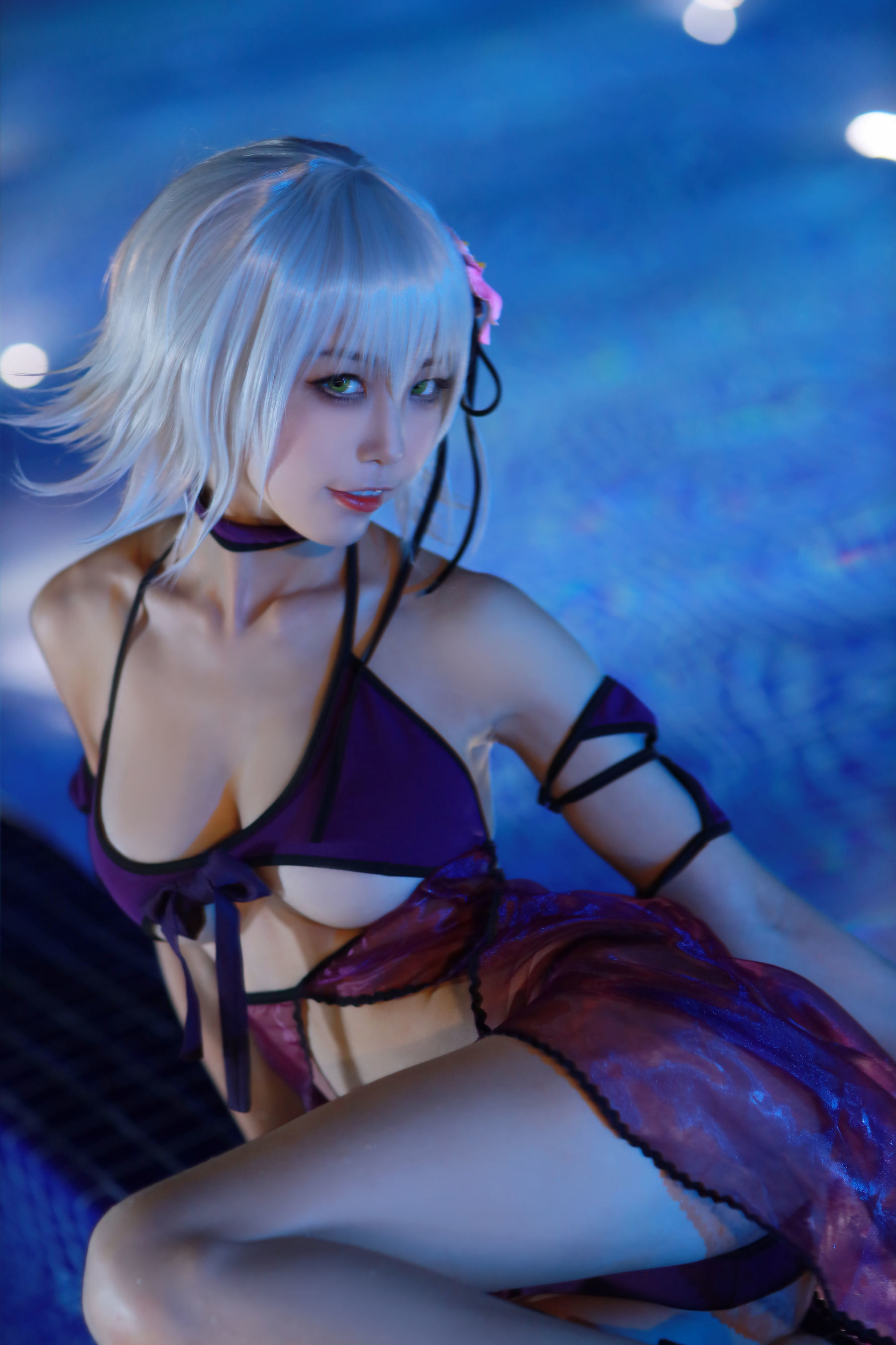 Cosplay] 動漫博主水淼Aqua - 貞德泳裝