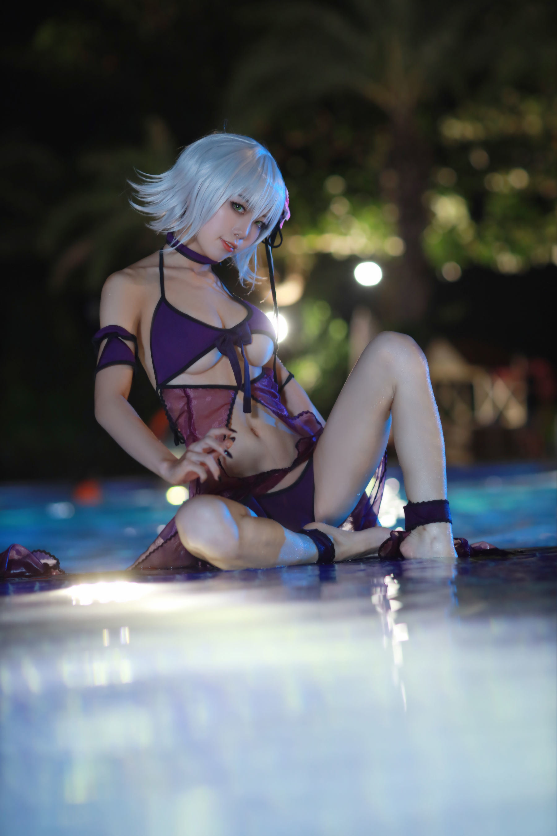 Cosplay] 動漫博主水淼Aqua - 貞德泳裝