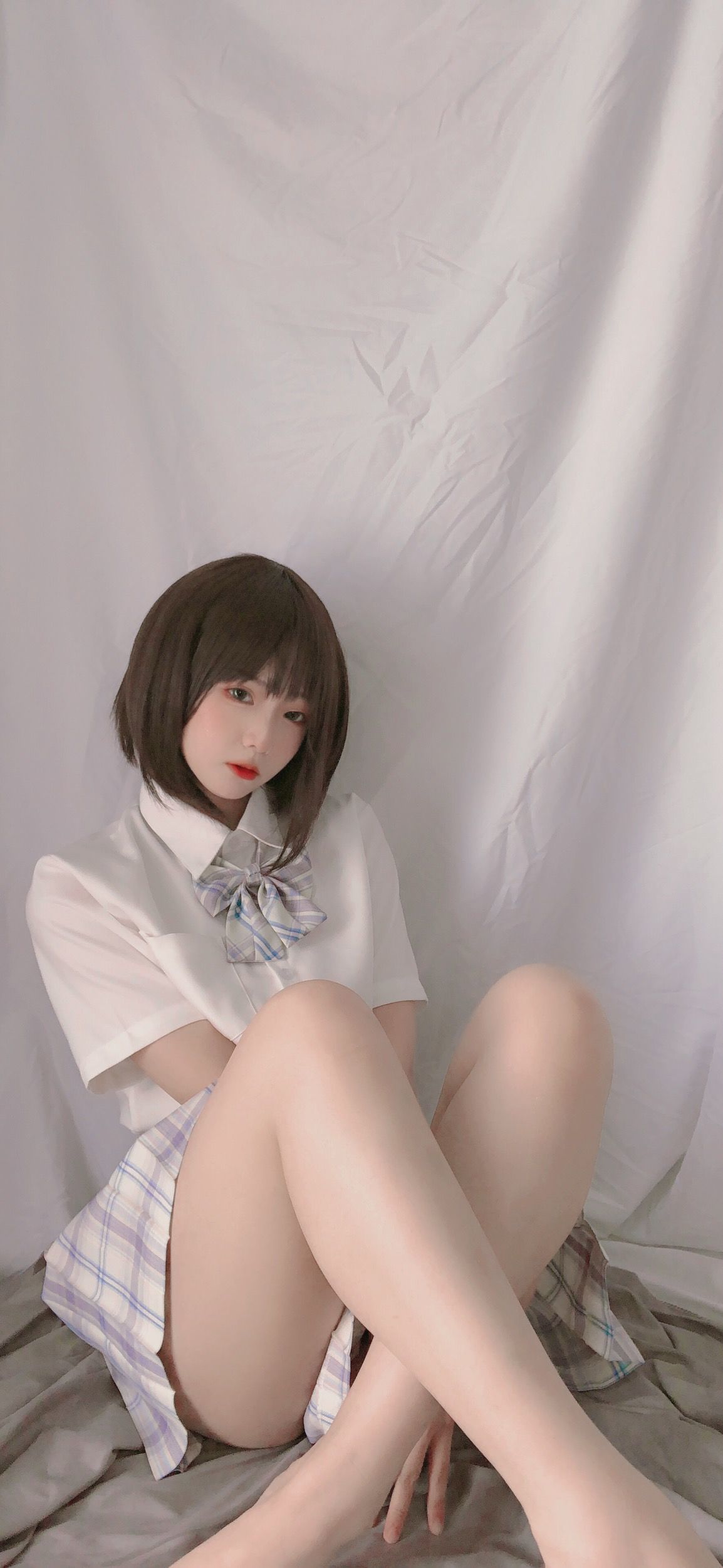 JK Cosplay：萌妹是青水 - 学妹jk