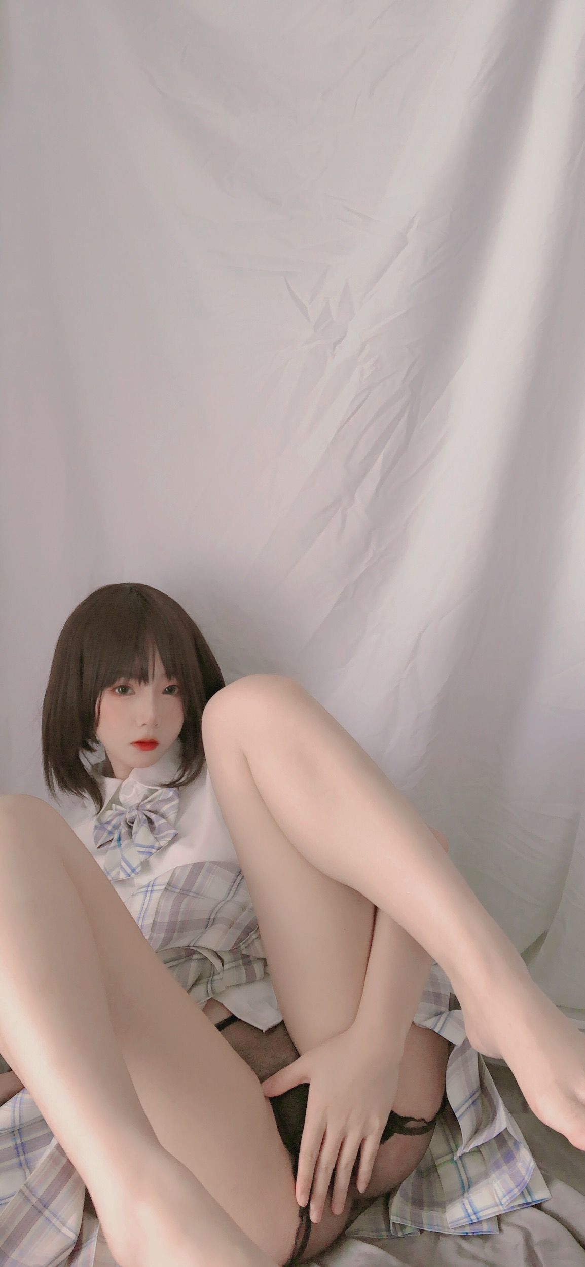 JK Cosplay 萌妹是青水 - 学妹jk Gallery