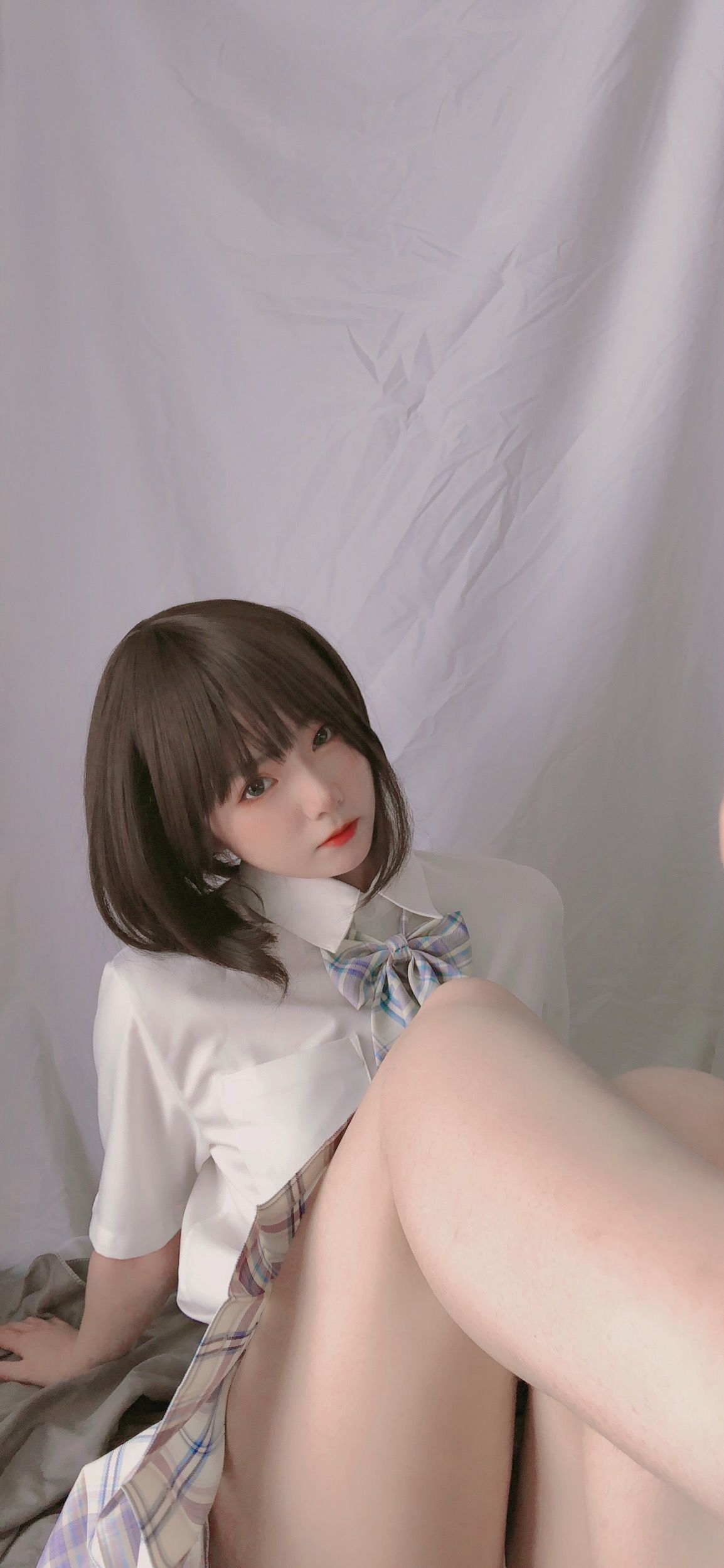 JK Cosplay 萌妹是青水 - 学妹jk Gallery