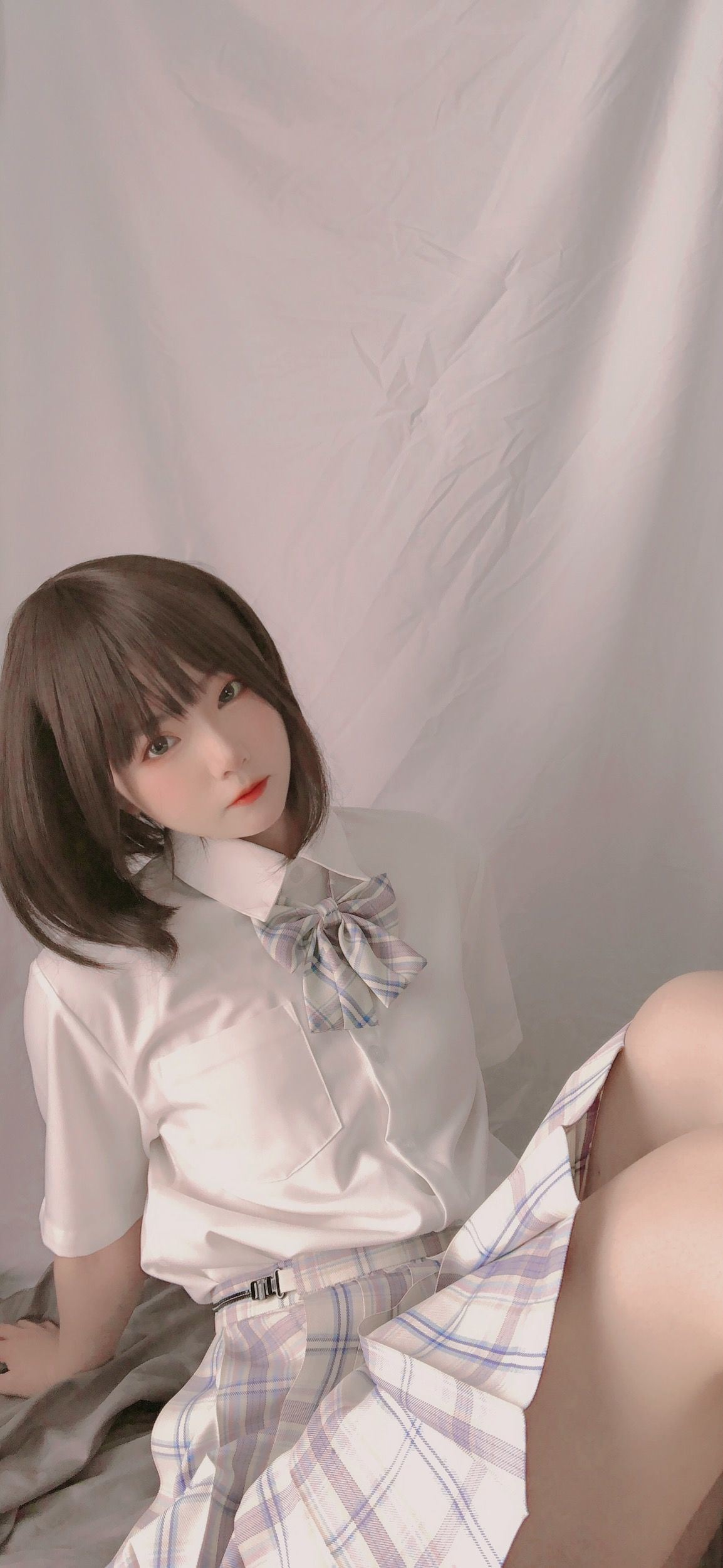 JK Cosplay 萌妹是青水 - 学妹jk Gallery
