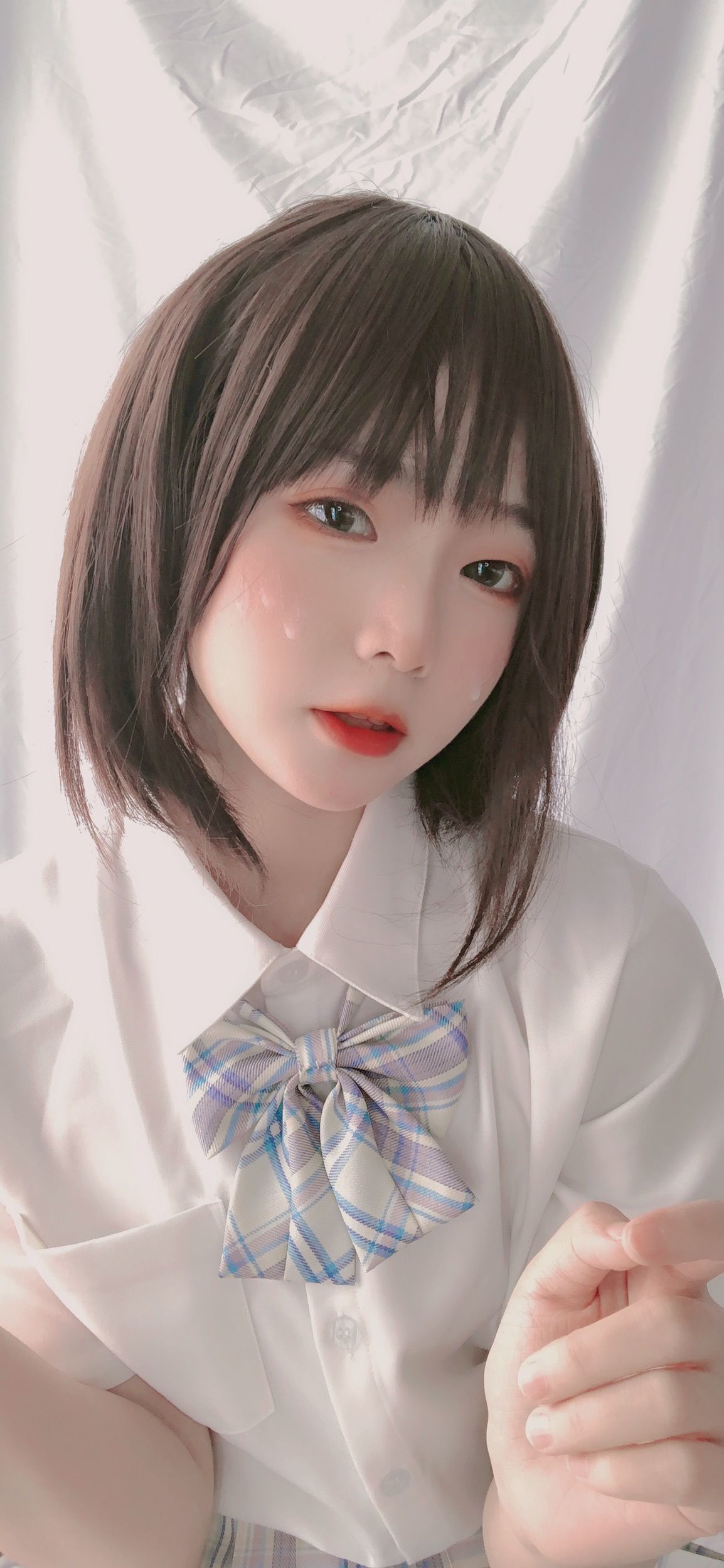 JK Cosplay 萌妹是青水 - 学妹jk Gallery