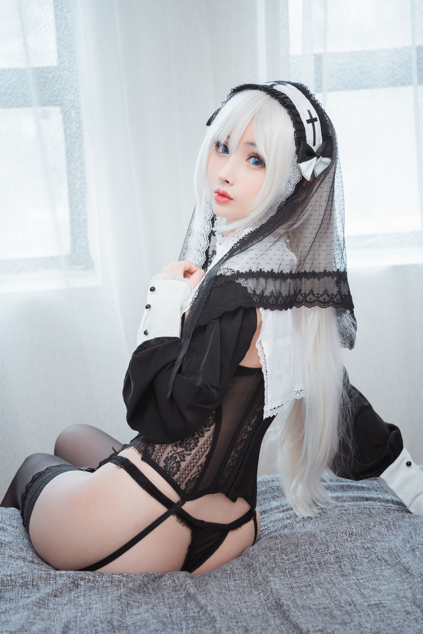 コスプレ] COSフクリリオコリョウリョウコ - 兼職修女のバニーガール