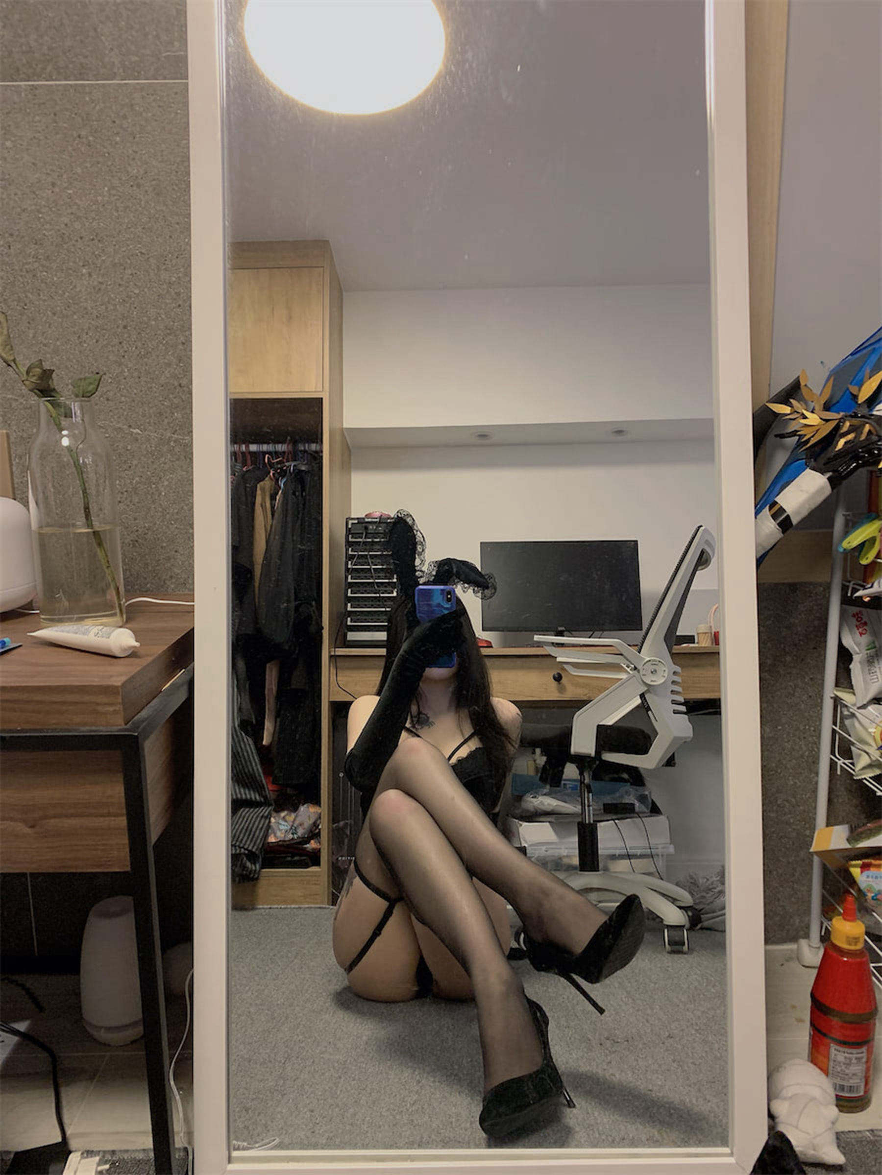 Cosplay] 瓦姆斯子 - 黑色兔女郎