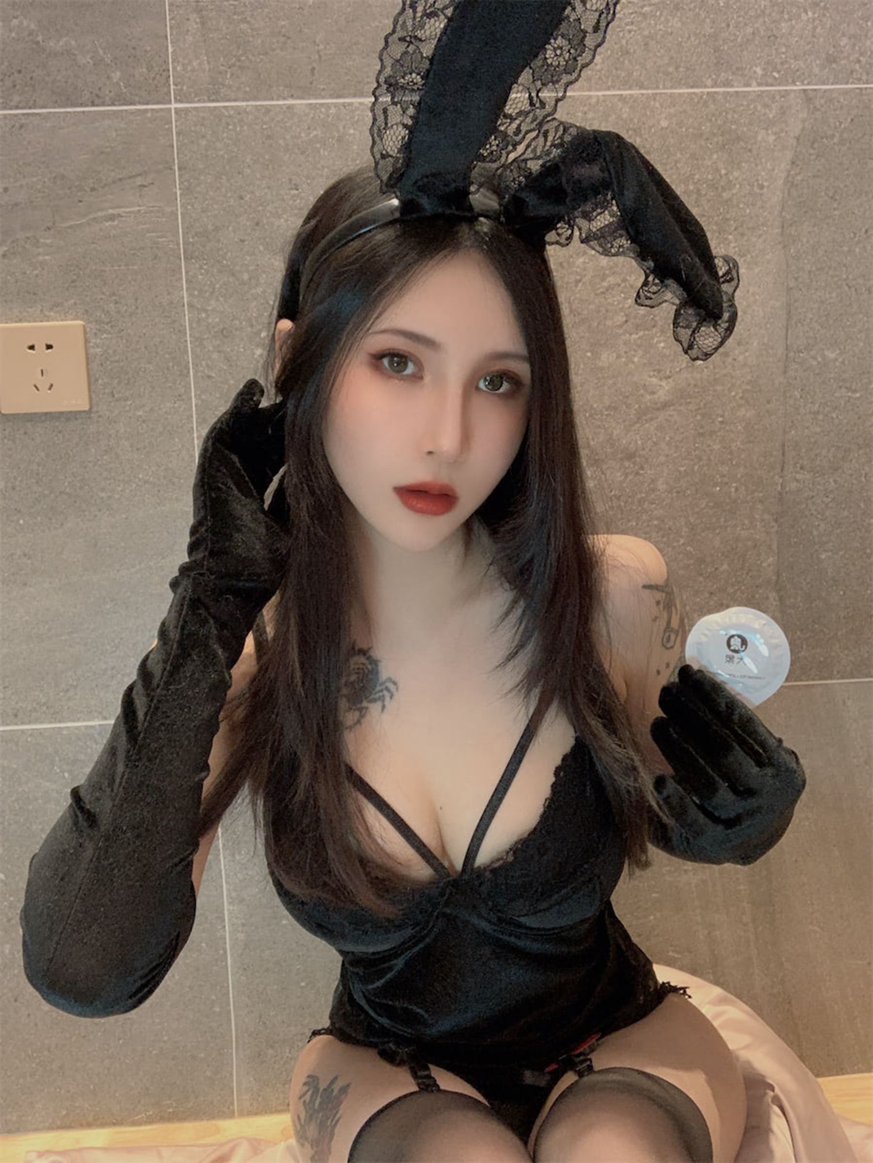 Cosplay] 瓦姆斯子 - 黑色兔女郎