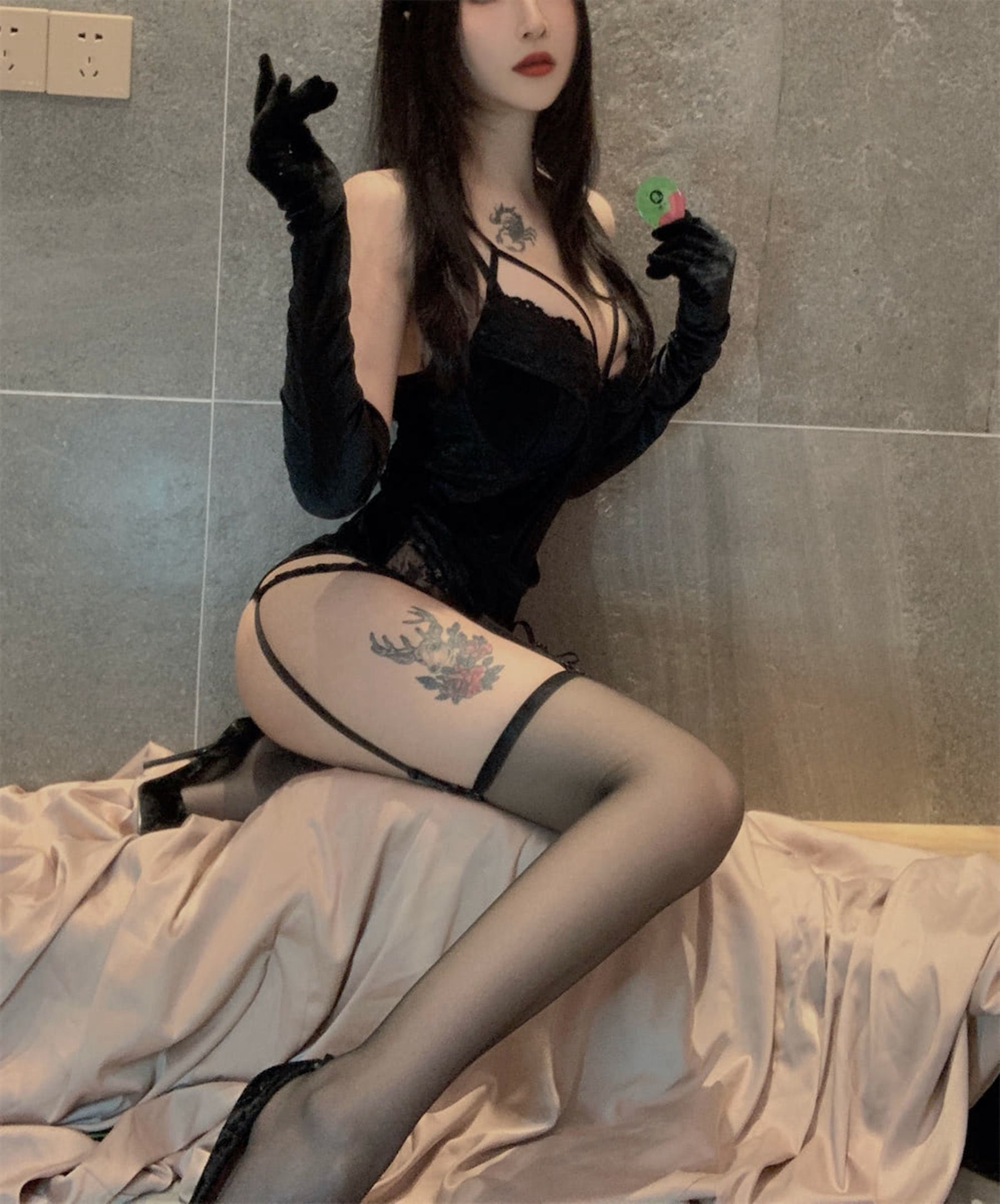 Cosplay] 瓦姆斯子 - 黑色兔女郎