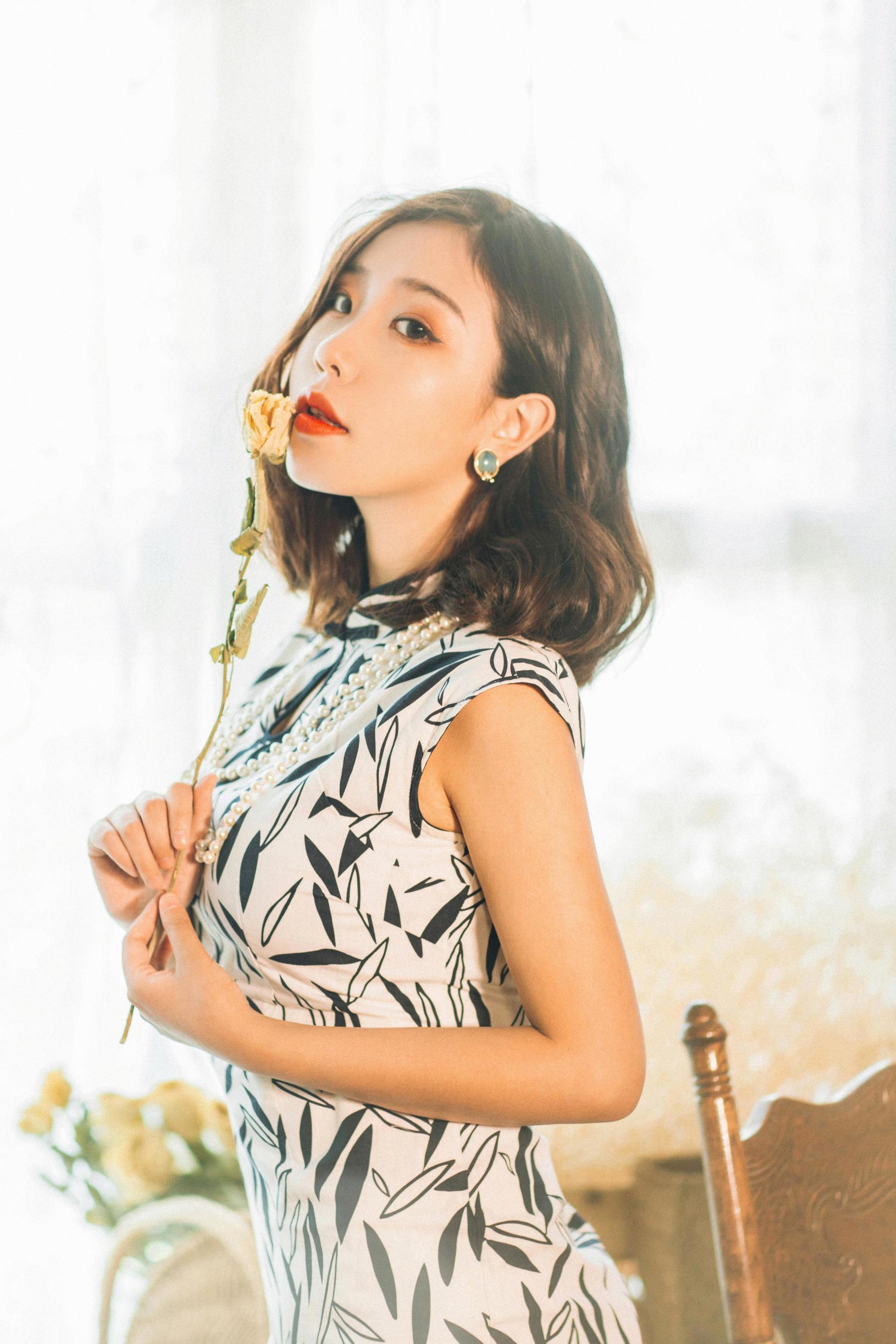 Cosplay] Blogger Anime Mu0 - Áo qipao
