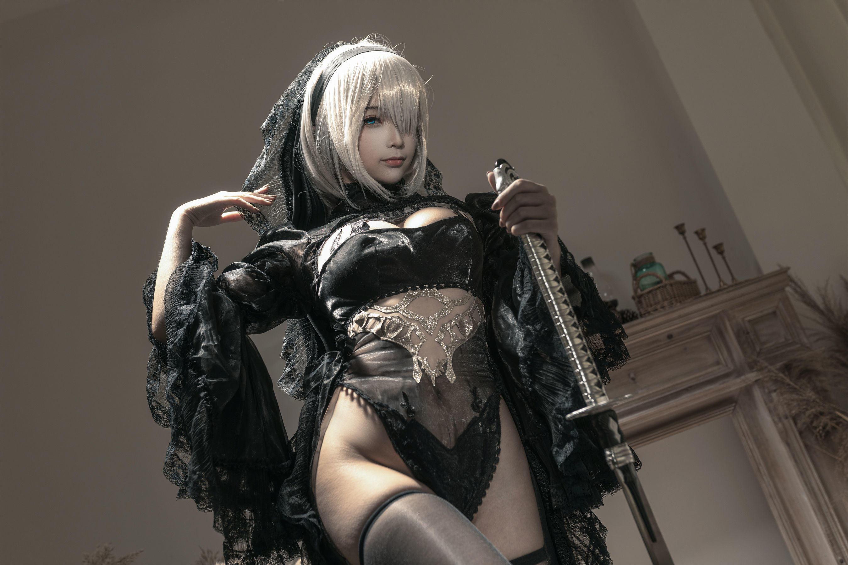 コスプレ] アニメブロガー スンチュンモモ - ニール紀元 黒花嫁