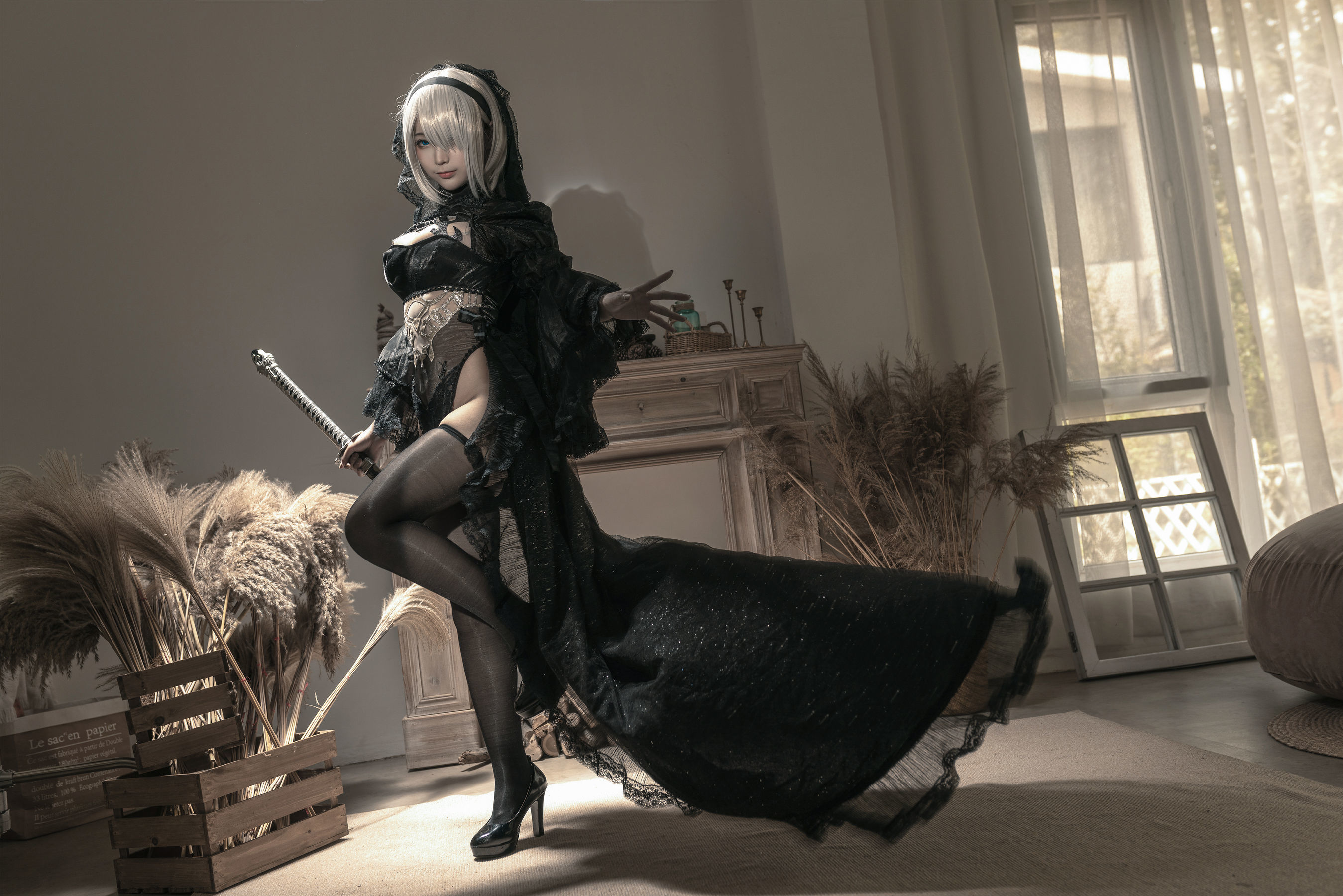 コスプレ] アニメブロガー スンチュンモモ - ニール紀元 黒花嫁
