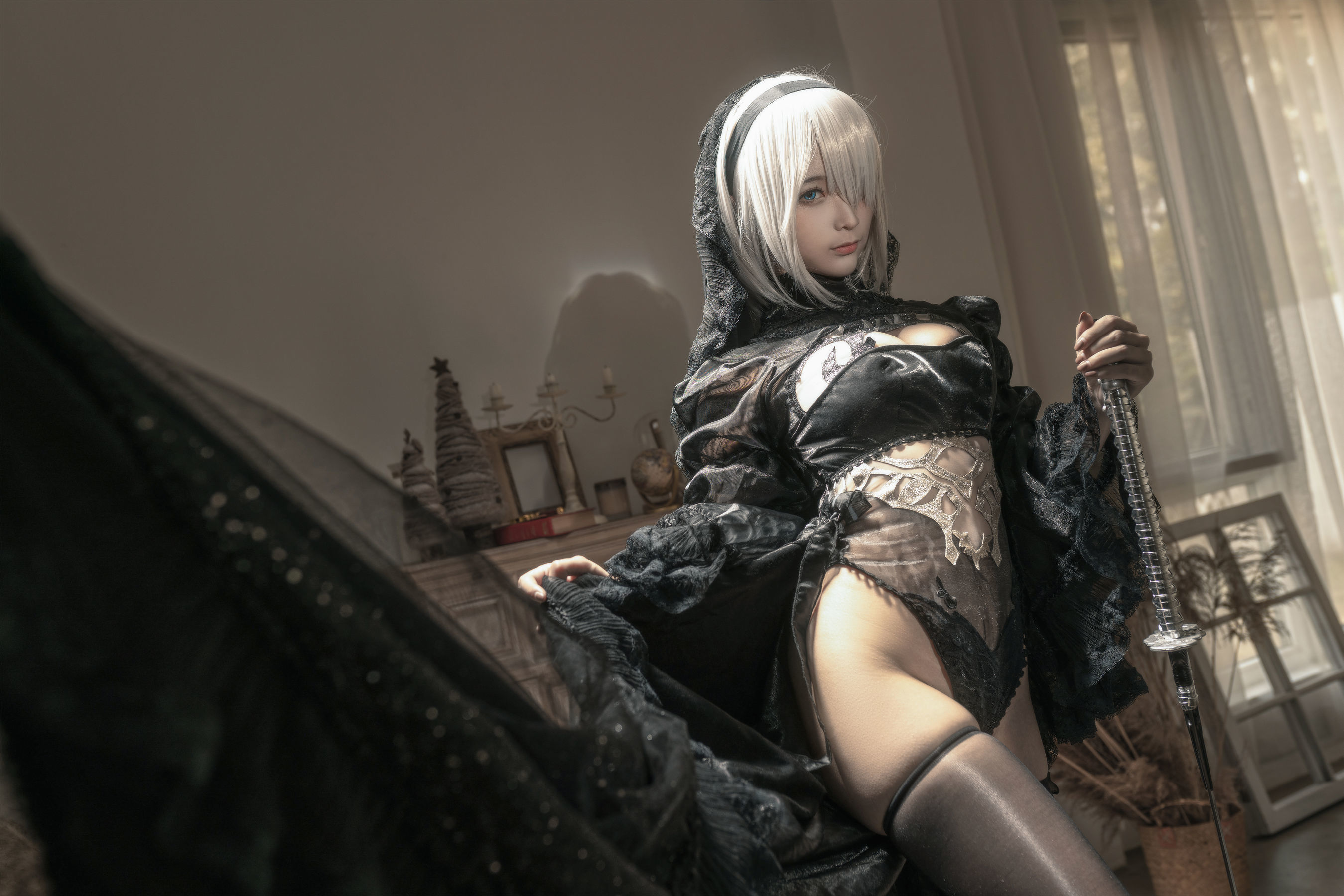 コスプレ] アニメブロガー スンチュンモモ - ニール紀元 黒花嫁
