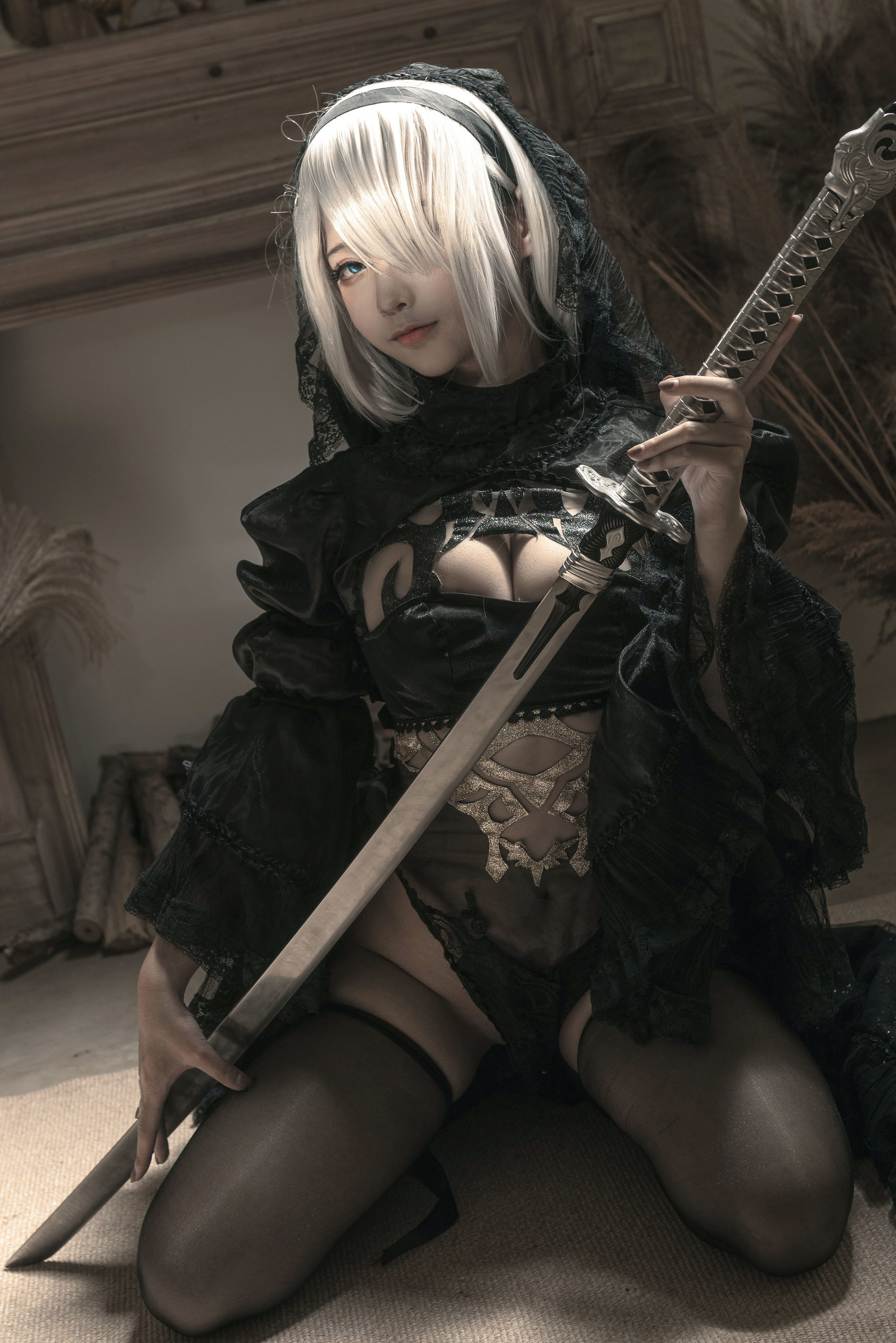 Cosplay] Blogger Anime Stun Momo - Nier Kỷ Nguyên Hắc Hoa Cưới