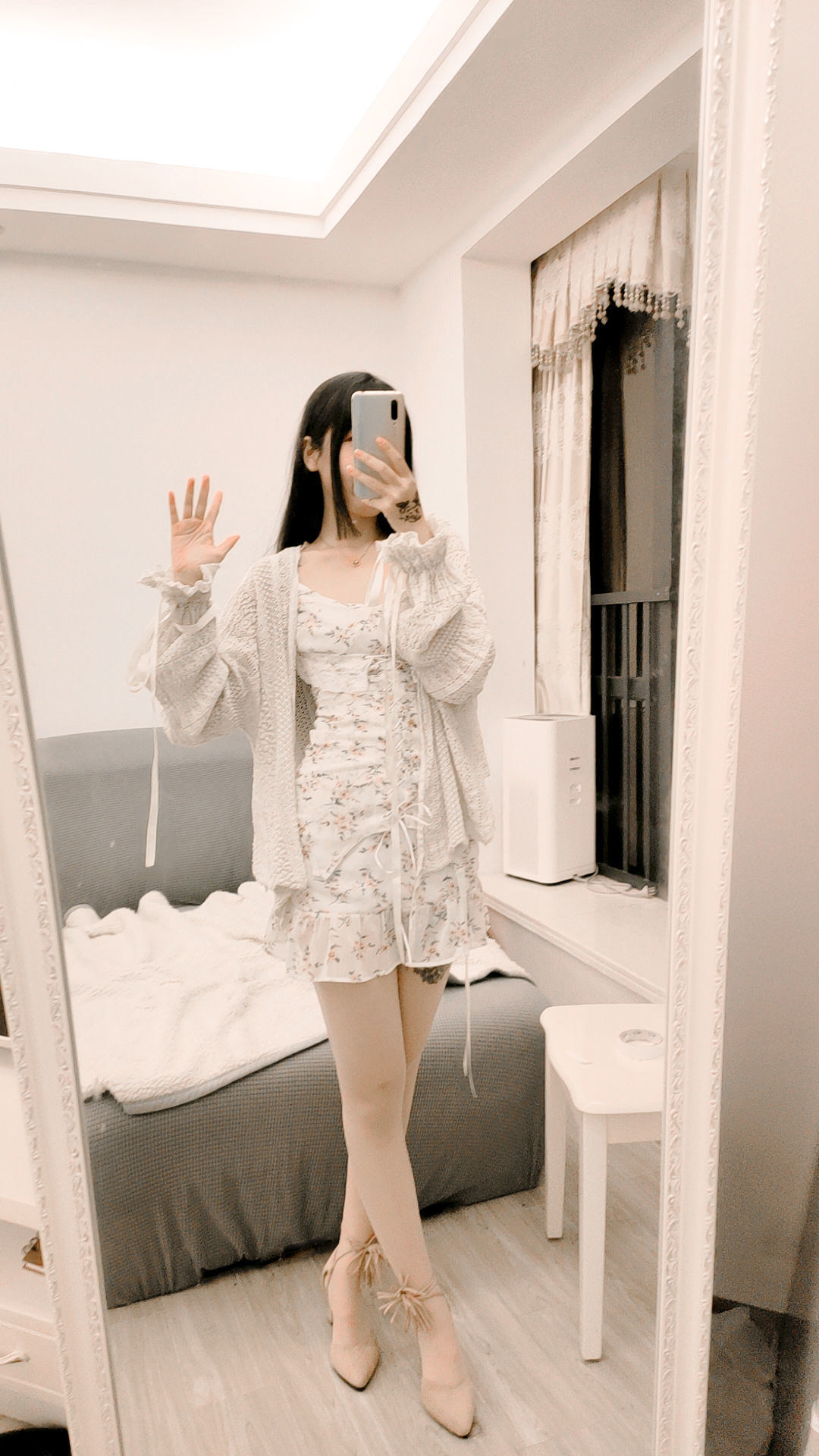Cosplay] Coser phổ biến trên Weibo Bất Đái Mèo - Kiểu dịu dàng váy liền