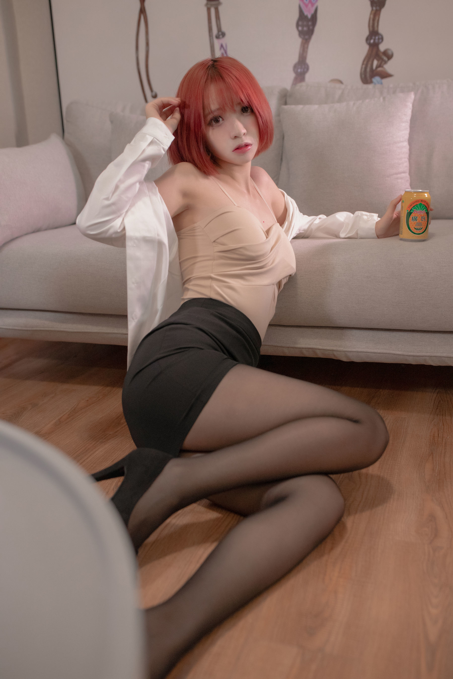 Cosplay] 瘋猫ss - OL真愛之黑絲OL