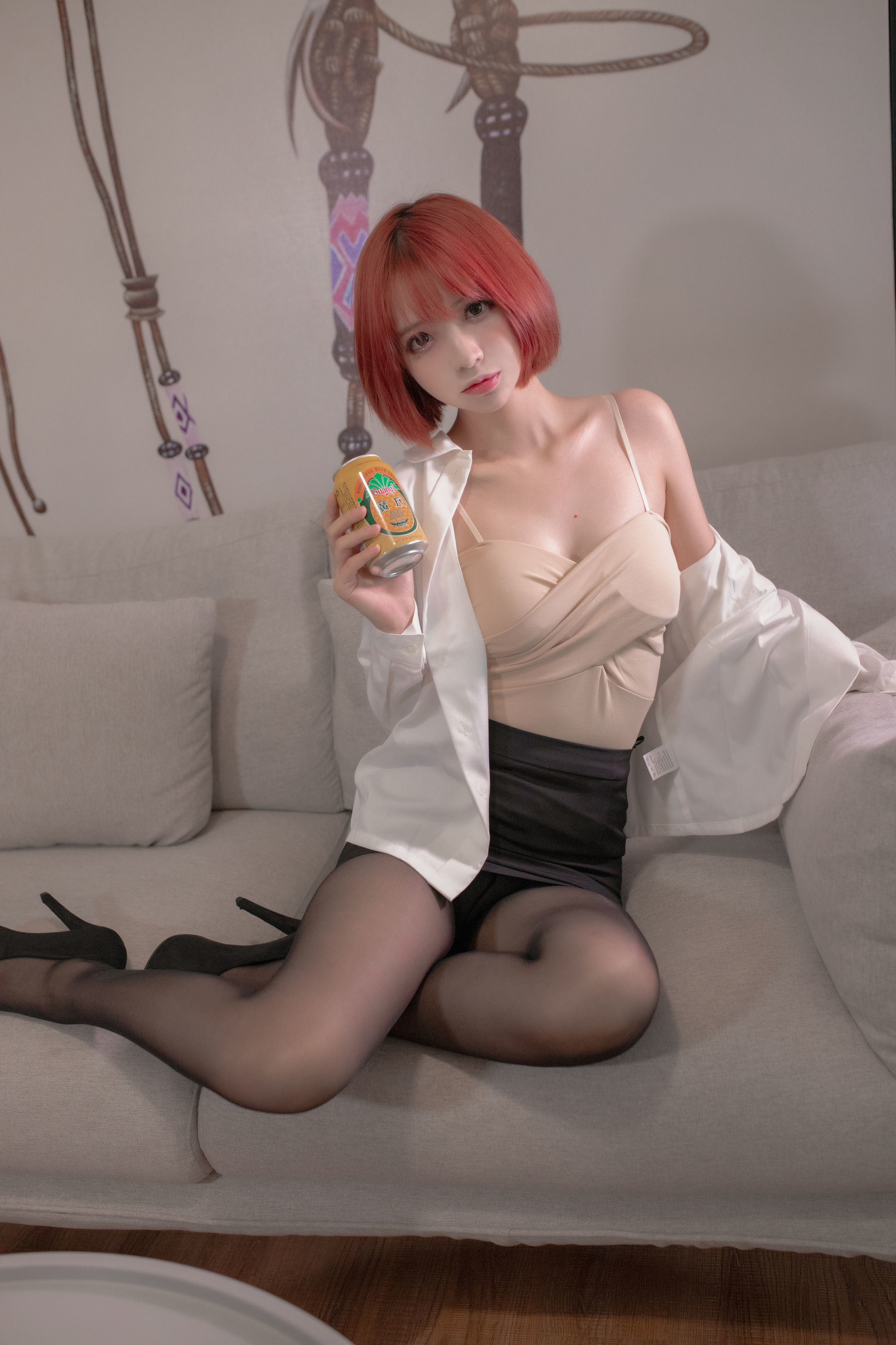 Cosplay] Feng Mao ss - OL True Love's Black Silk OL