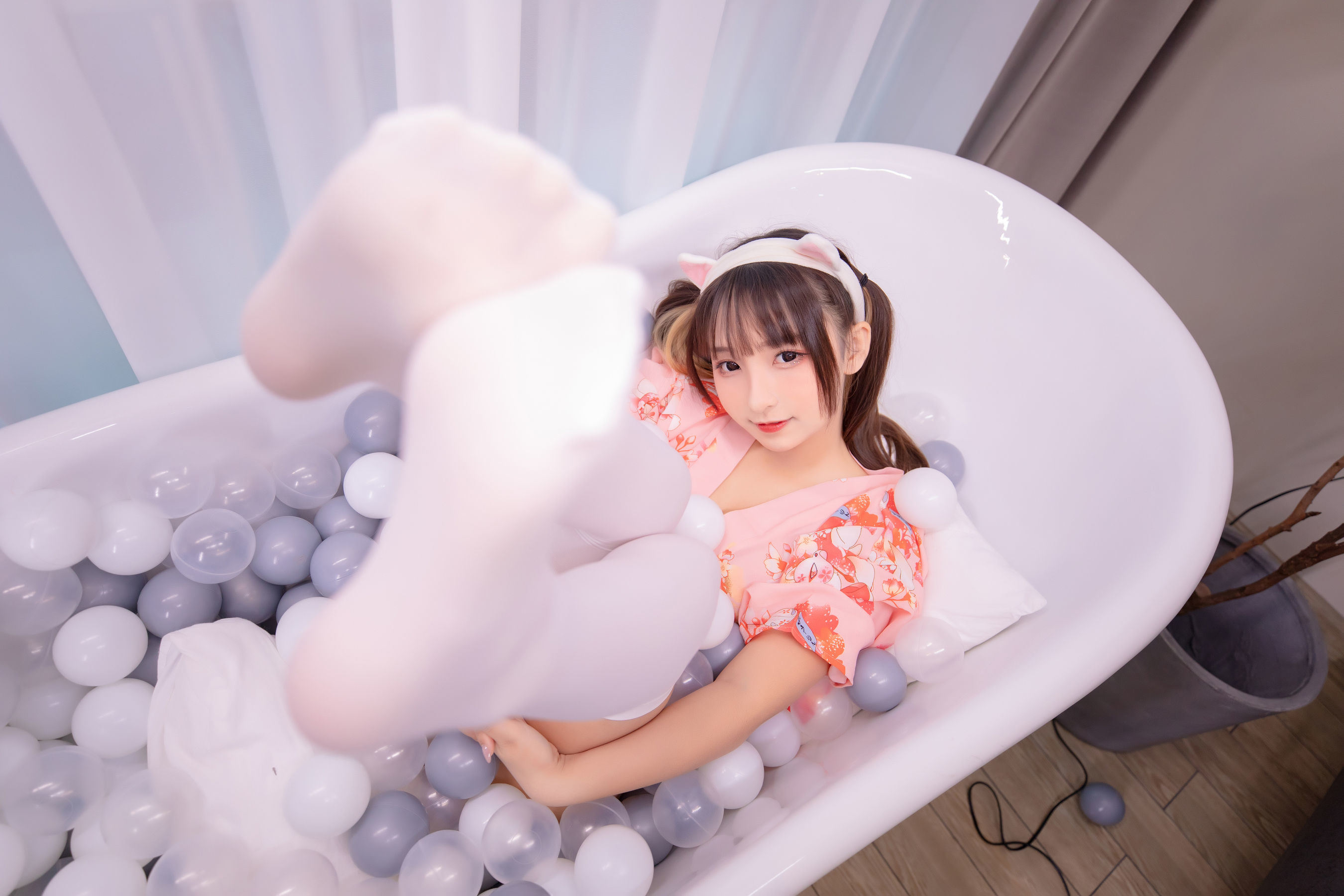 コスプレ] ロリ神楽板 真冬のガールズパフェ - アイスクリーム少女