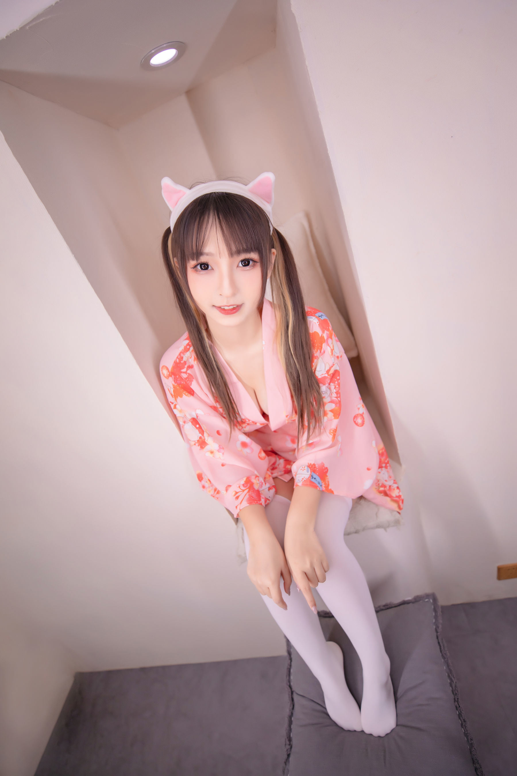 コスプレ] ロリ神楽板 真冬のガールズパフェ - アイスクリーム少女