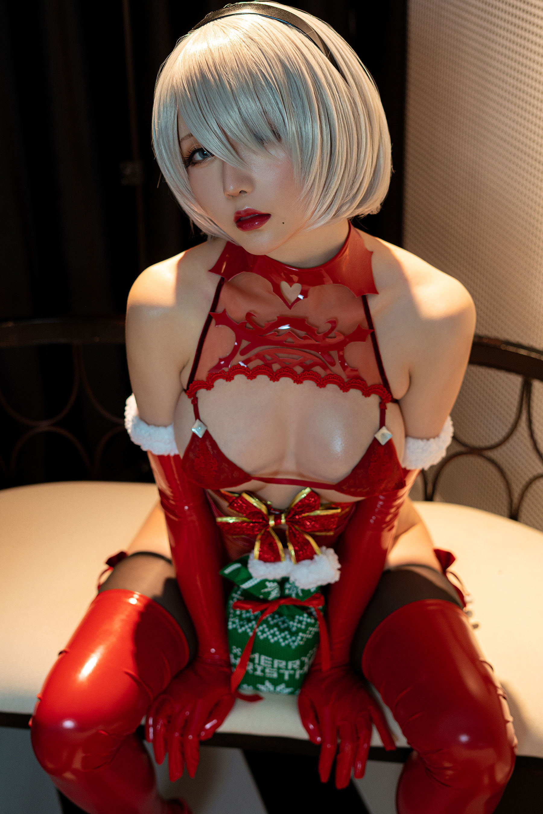 コスプレ] コーサーシャオジェジェ星のチチ - クリスマス2B