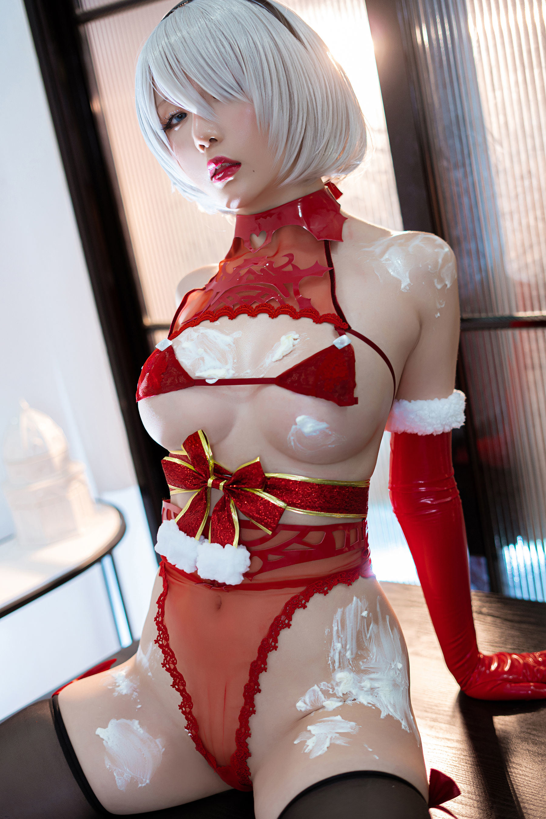 Cosplay] Coser tiểu thư Tinh Chi Trì Trì - Giáng sinh 2B