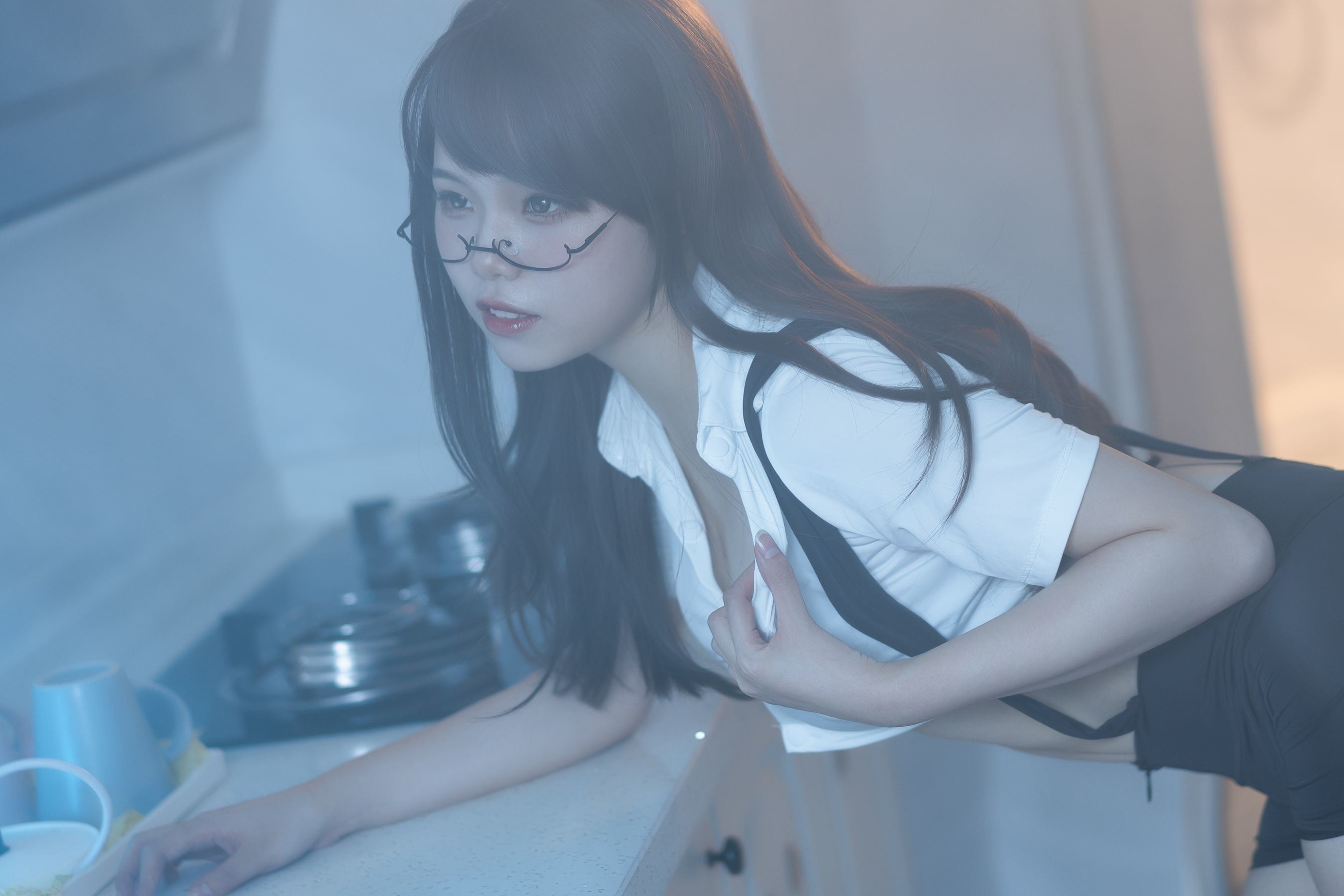 Cosplay] 七月喵子 - 眼鏡娘1號