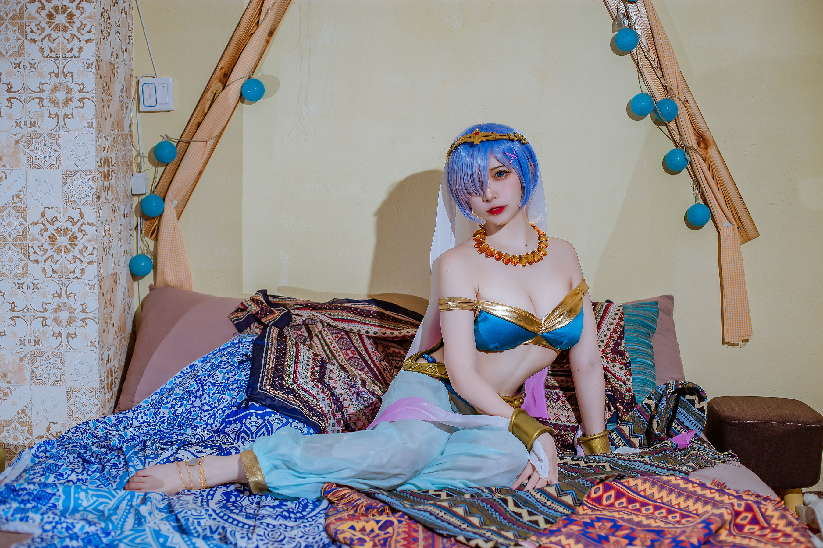 Cosplay] 人氣 Coser 二佐尼莎 - 蕾姆舞娘