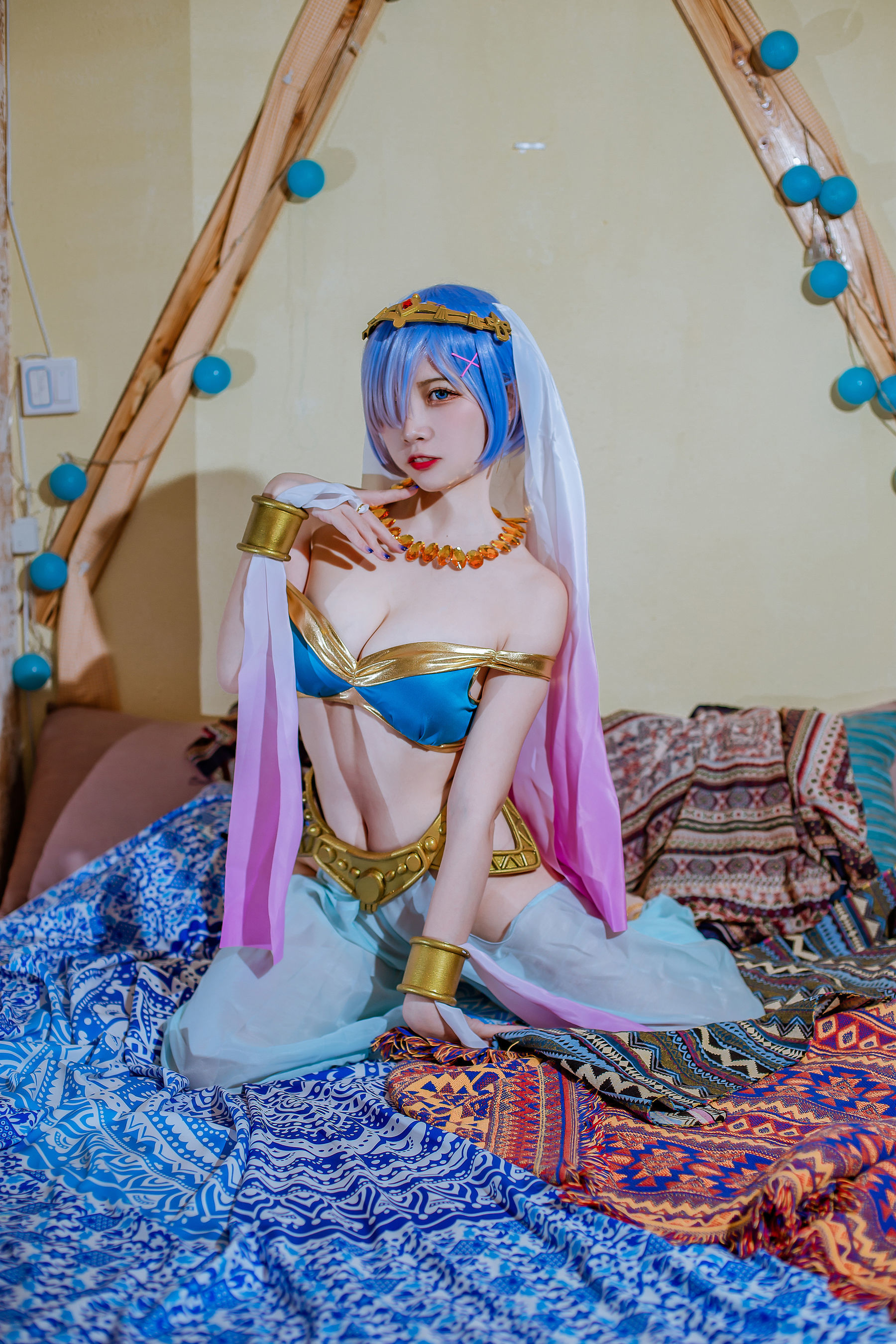 Cosplay] 人氣 Coser 二佐尼莎 - 蕾姆舞娘
