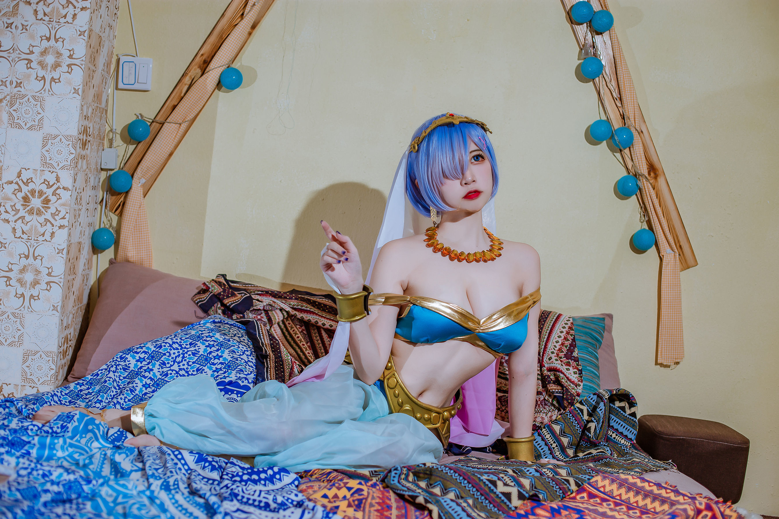 Cosplay] 人氣 Coser 二佐尼莎 - 蕾姆舞娘