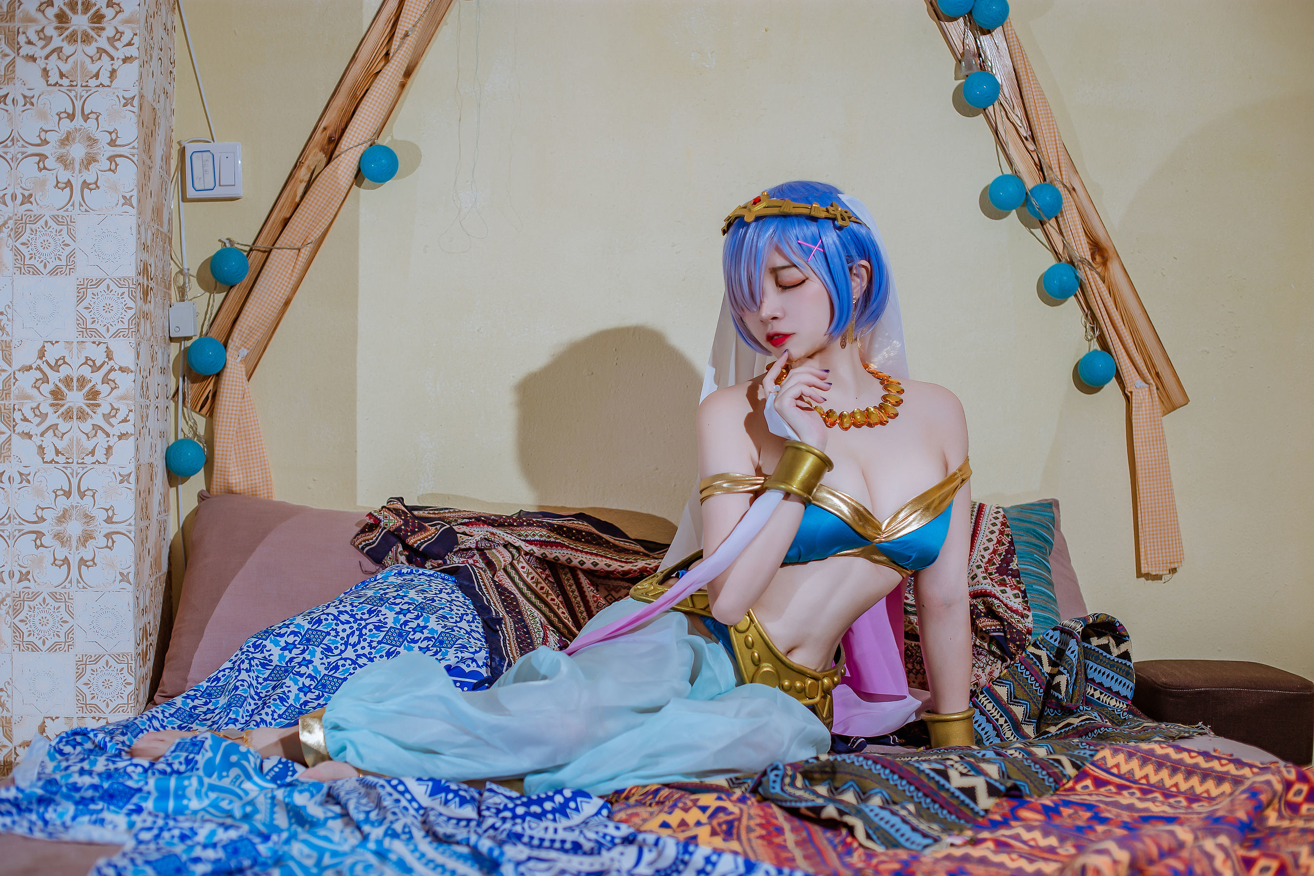 Cosplay] 人氣 Coser 二佐尼莎 - 蕾姆舞娘