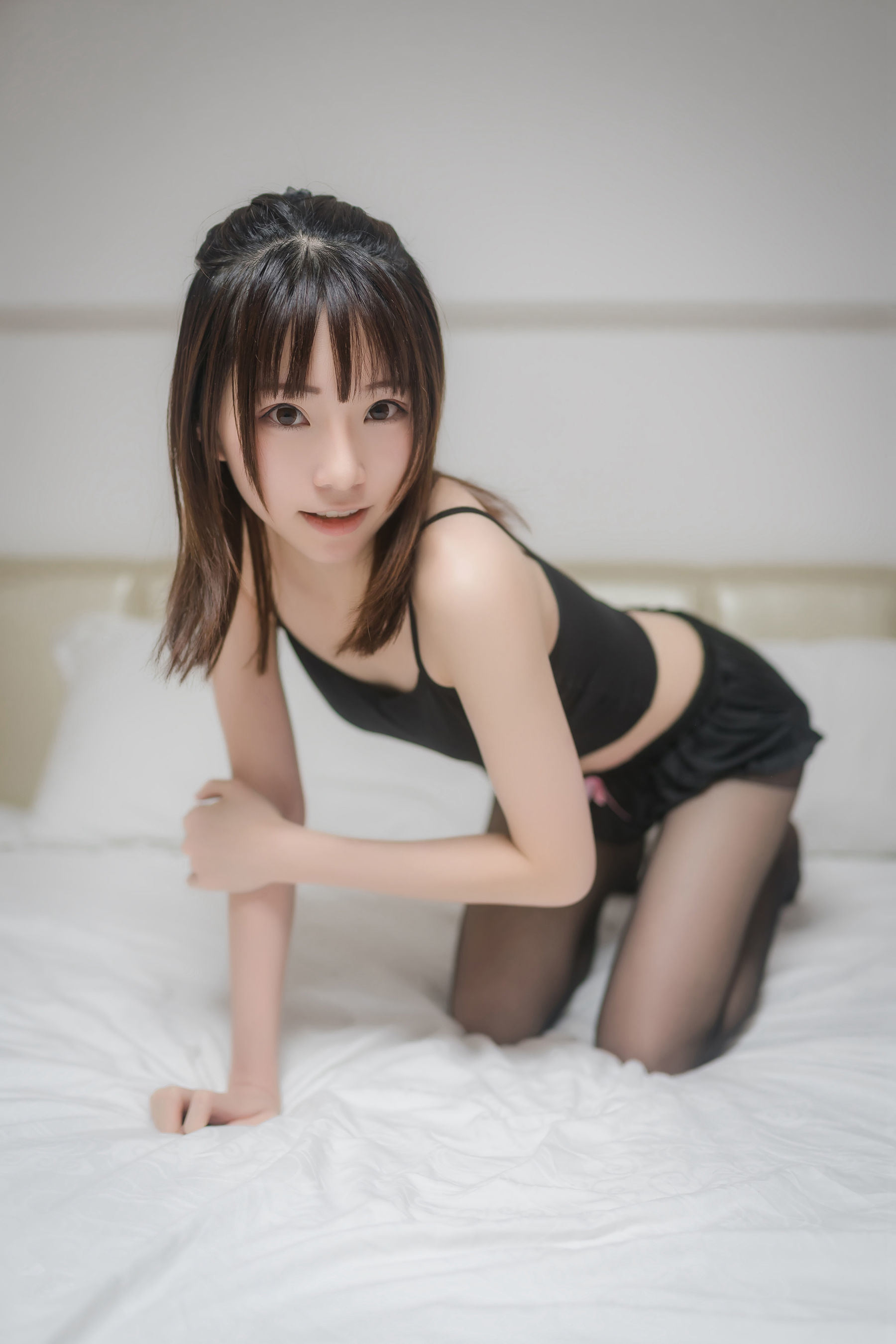 코스프레] 애니메이션 블로거 키타로_키타로 - 블랙 스타킹 세트