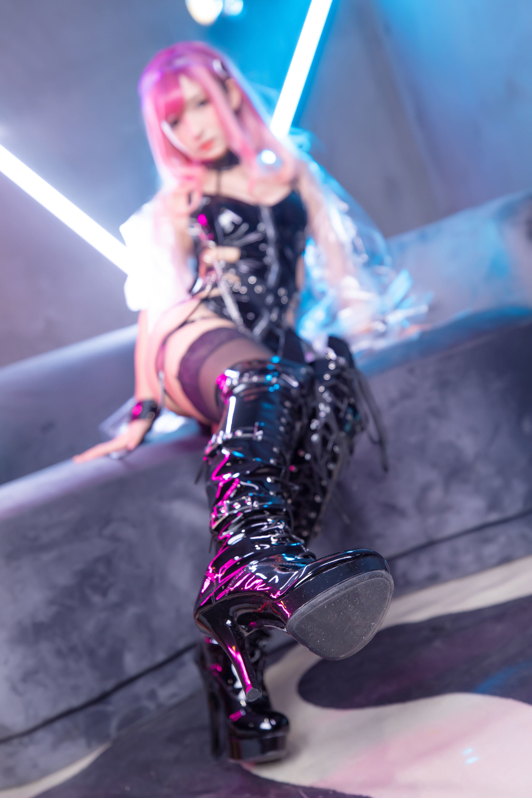 Cosplay] 蘿莉神樂板真冬之女孩龐克2020