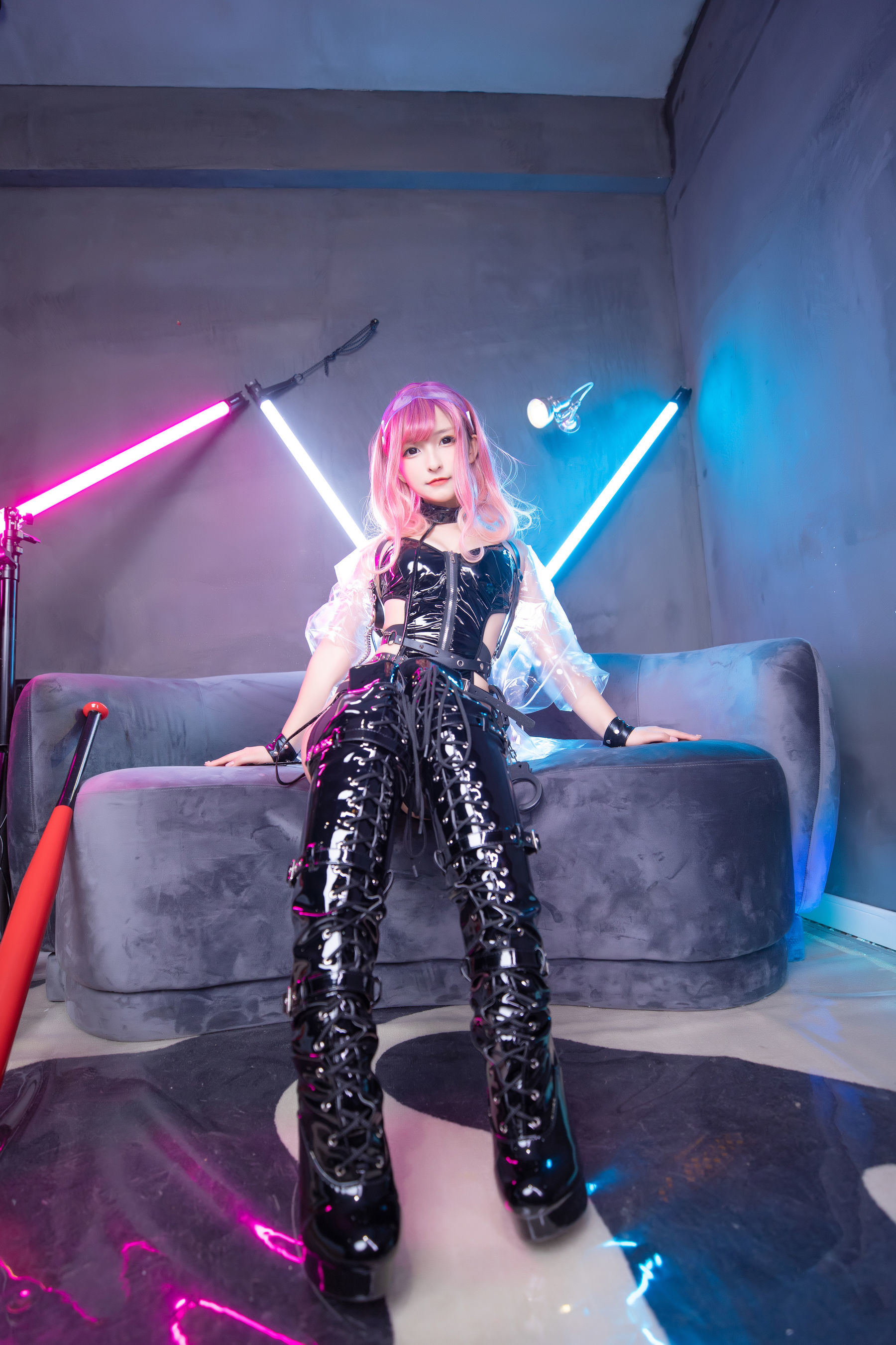 Cosplay] 蘿莉神樂板真冬之女孩龐克2020