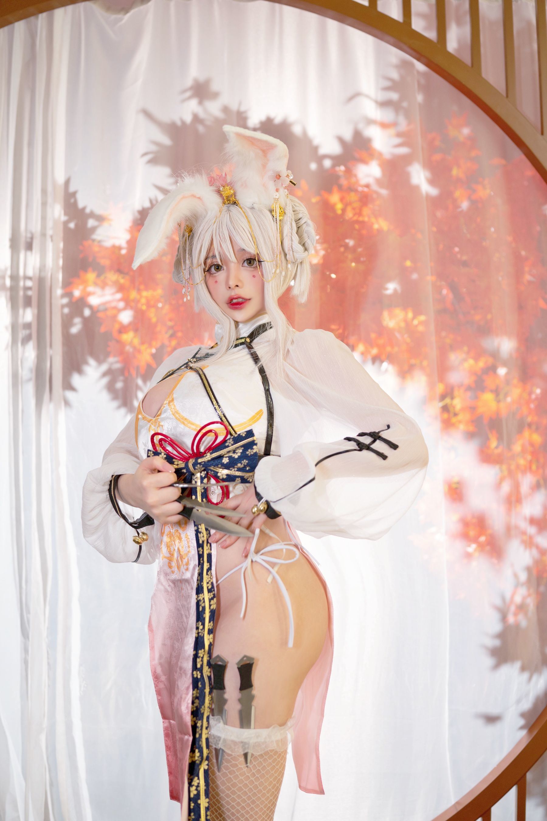 Cosplay] Ninja A Zai Zai - Thịt thịt Đại Bạch Thỏ