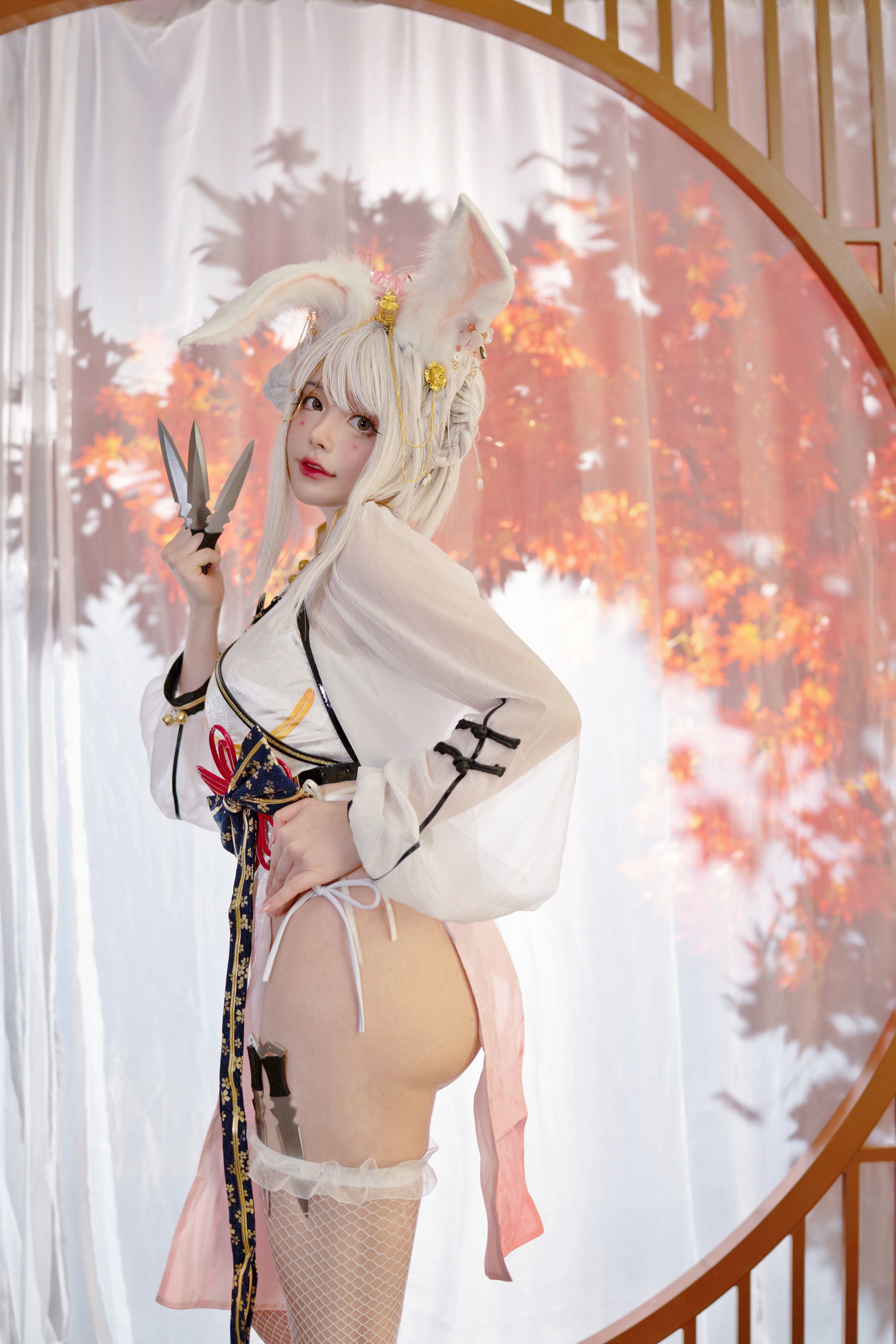 Cosplay] Ninja A Zai Zai - Thịt thịt Đại Bạch Thỏ