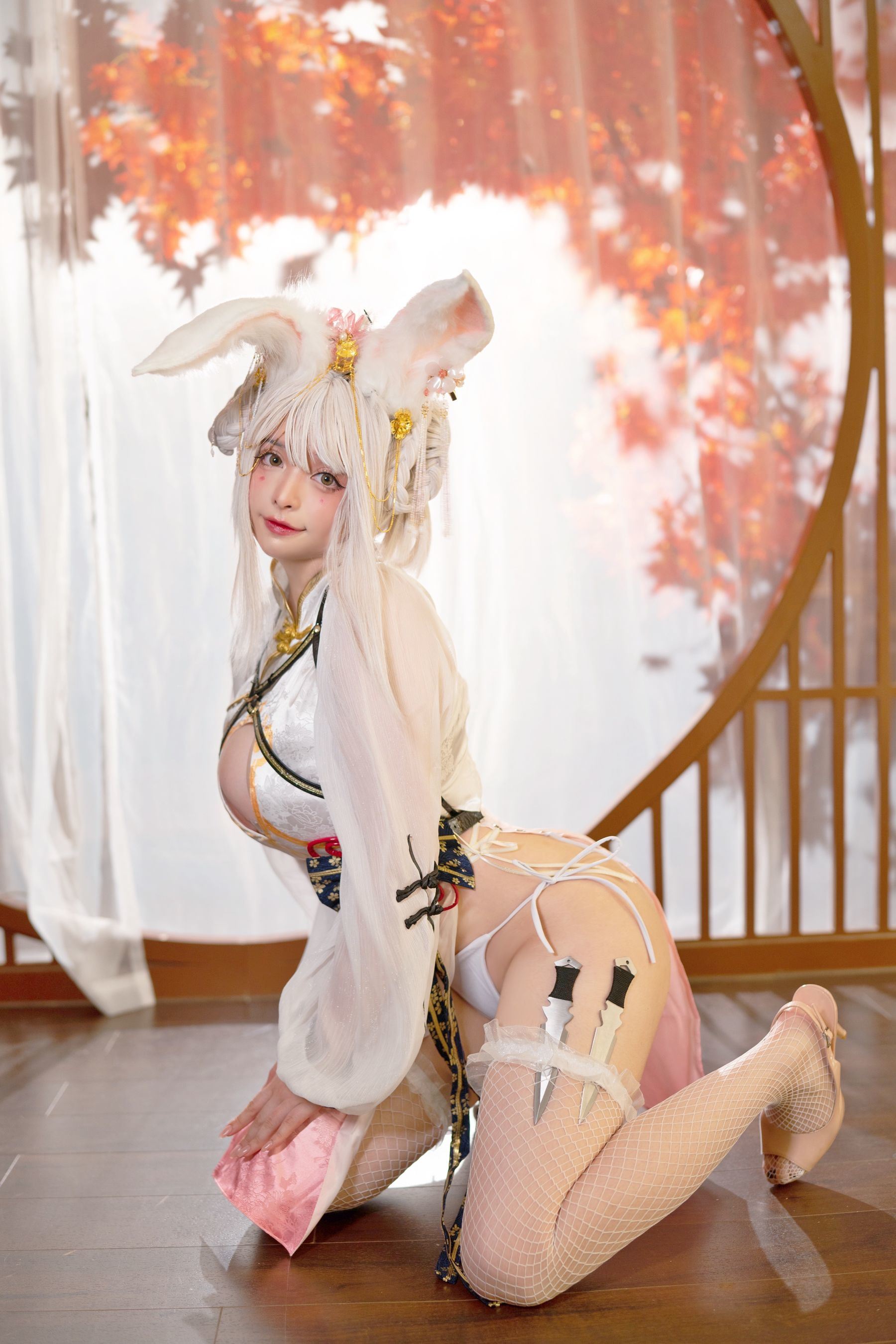 Cosplay] Ninja A Zai Zai - Thịt thịt Đại Bạch Thỏ