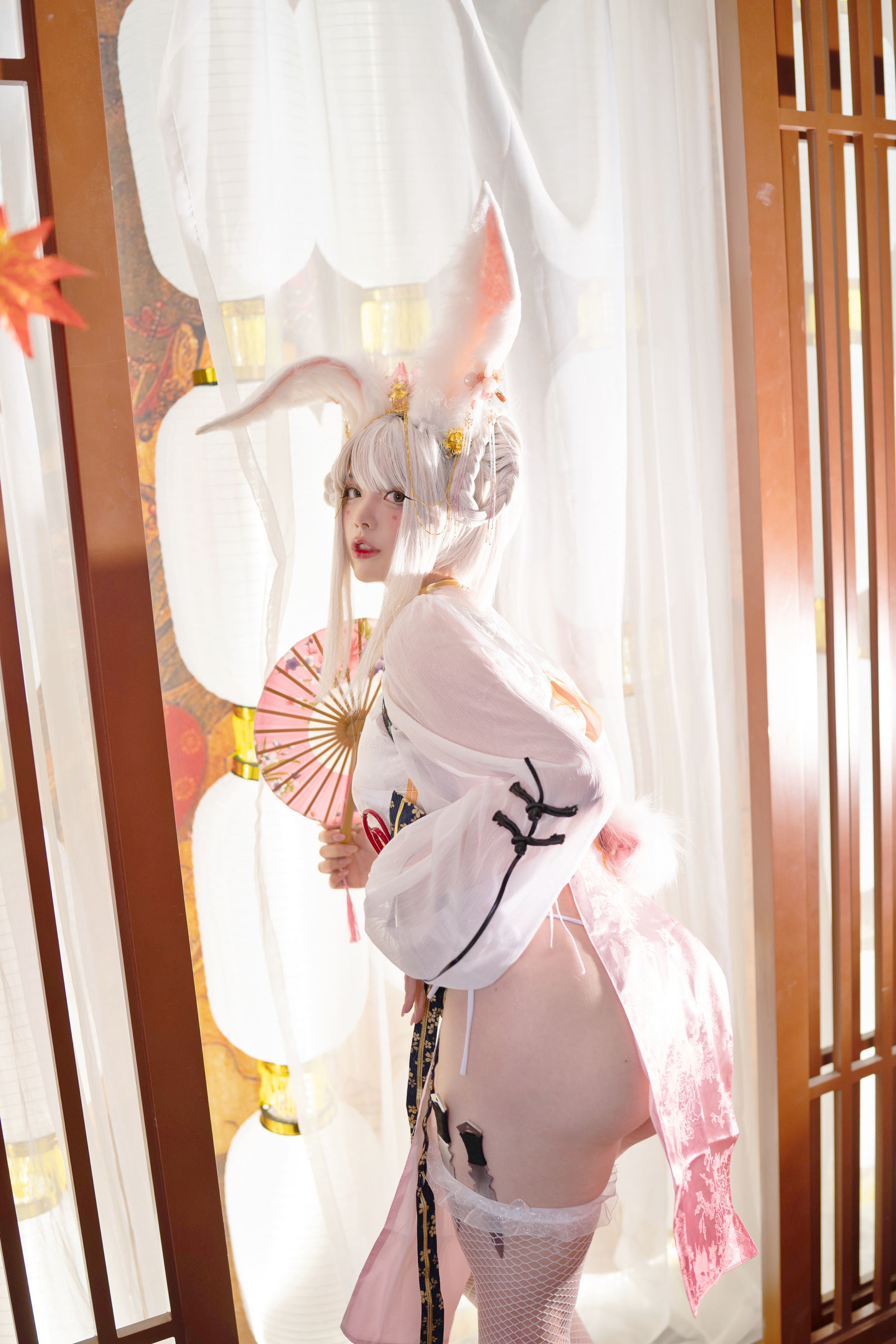 Cosplay] Ninja A Zai Zai - Thịt thịt Đại Bạch Thỏ