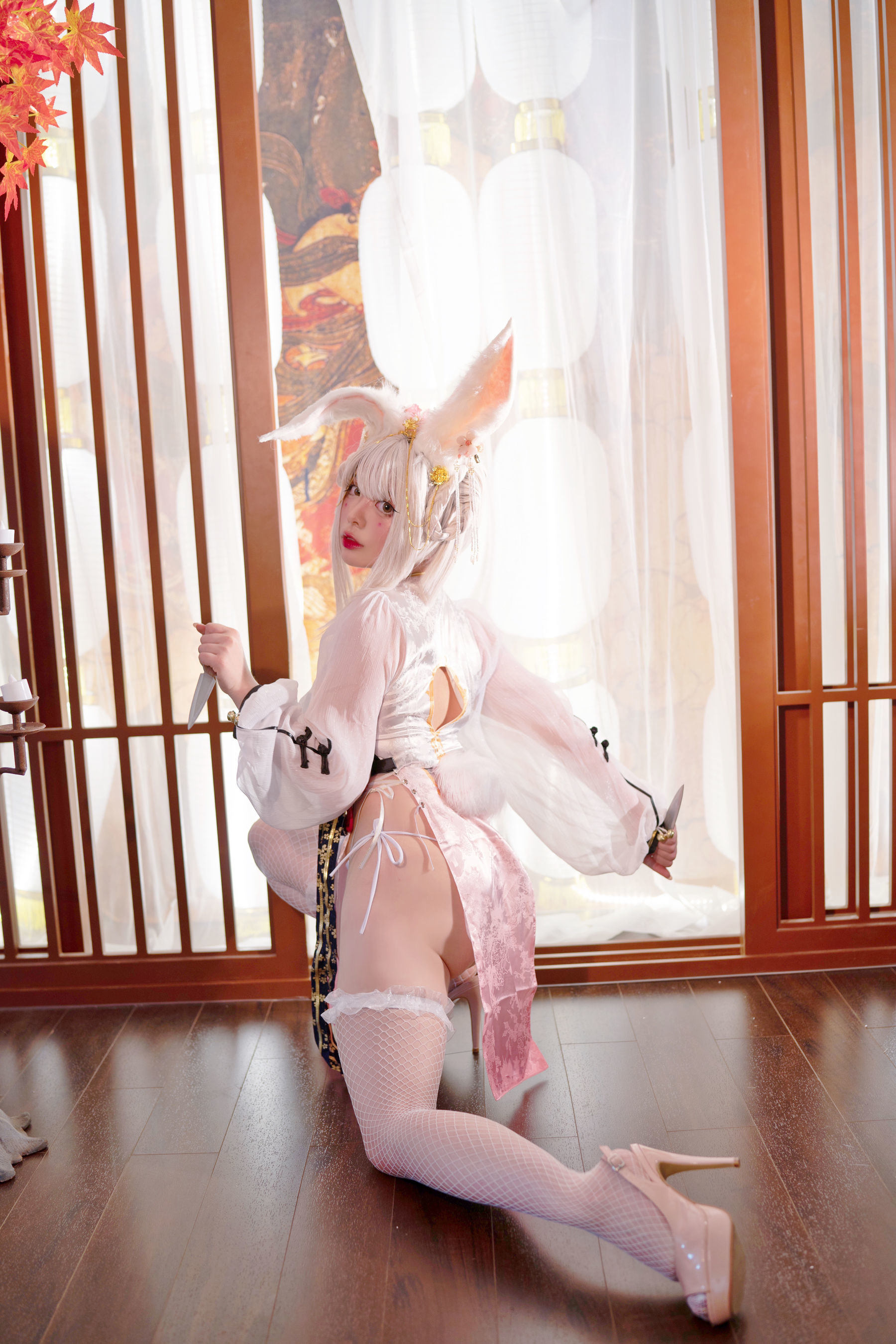 Cosplay] Ninja A Zai Zai - Thịt thịt Đại Bạch Thỏ