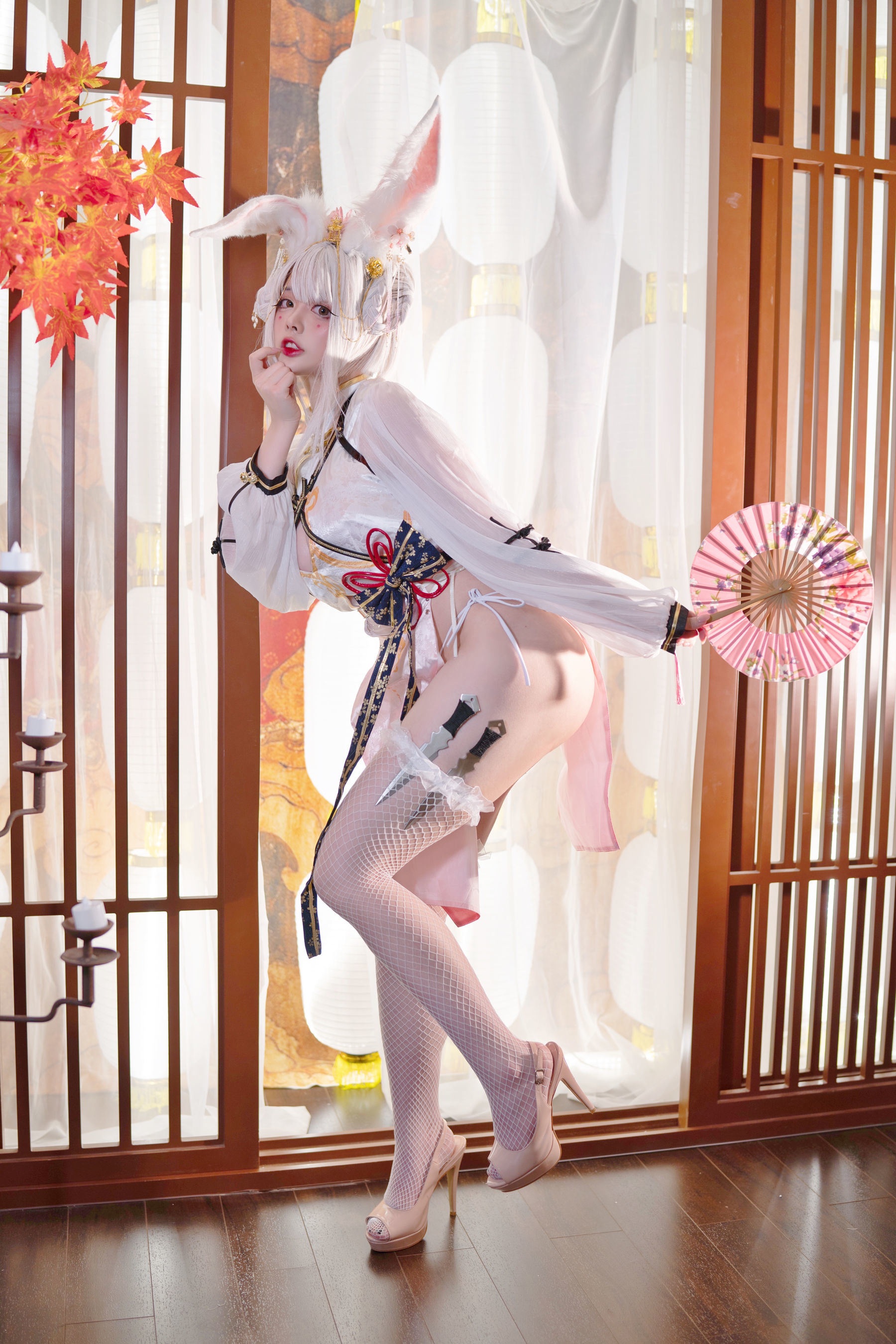 Cosplay] Ninja A Zai Zai - Thịt thịt Đại Bạch Thỏ
