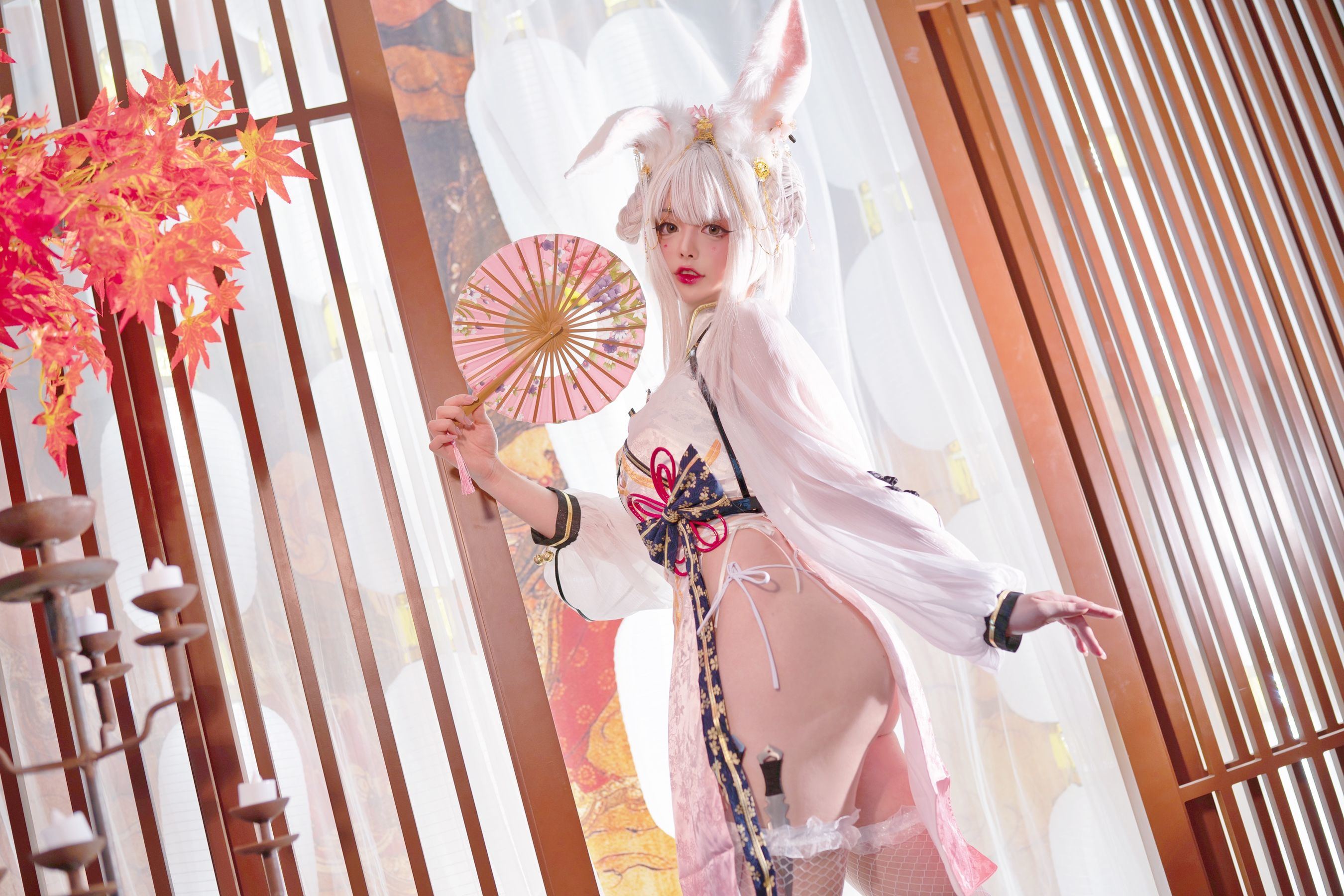 Cosplay] Ninja A Zai Zai - Thịt thịt Đại Bạch Thỏ