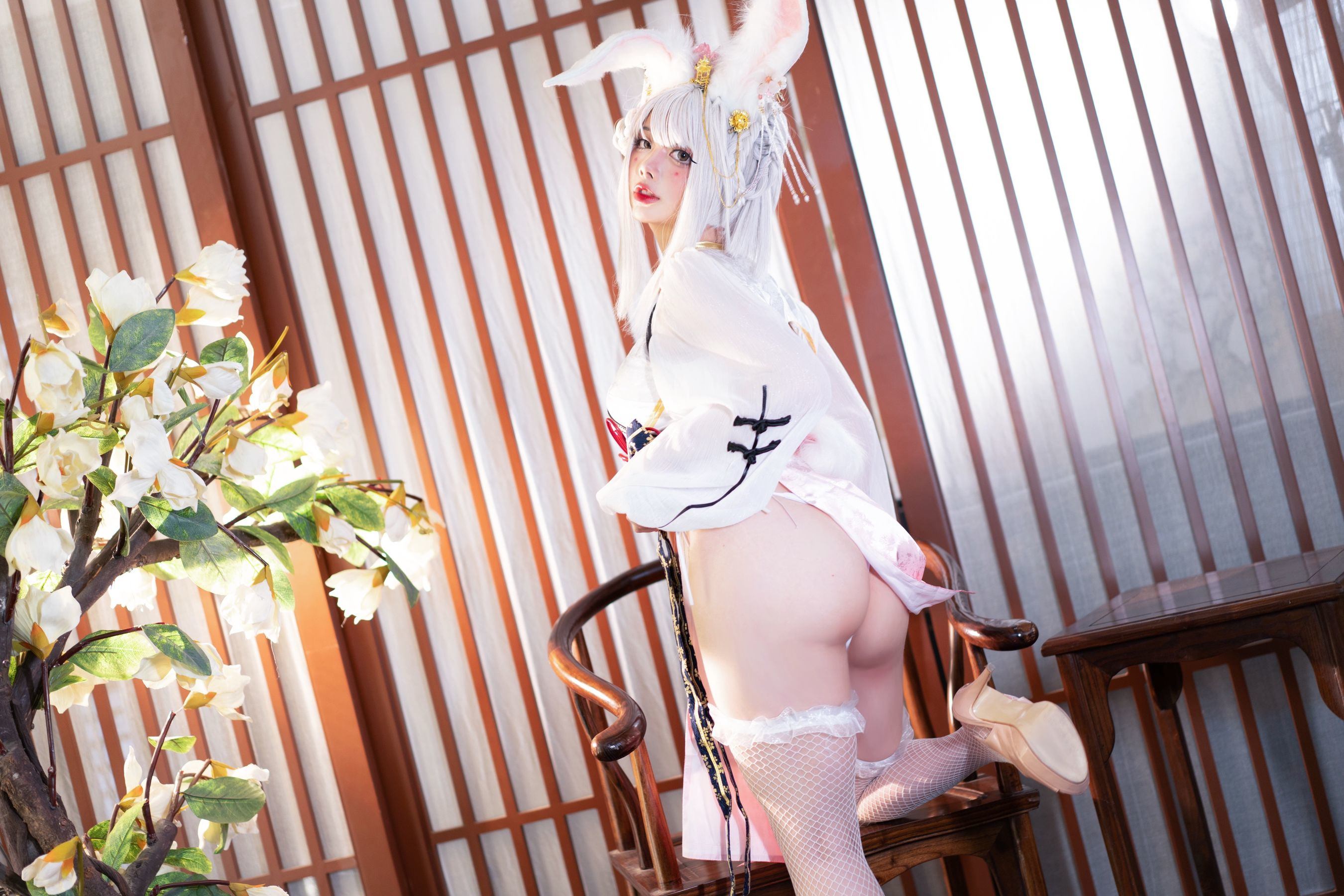 Cosplay] Ninja A Zai Zai - Thịt thịt Đại Bạch Thỏ