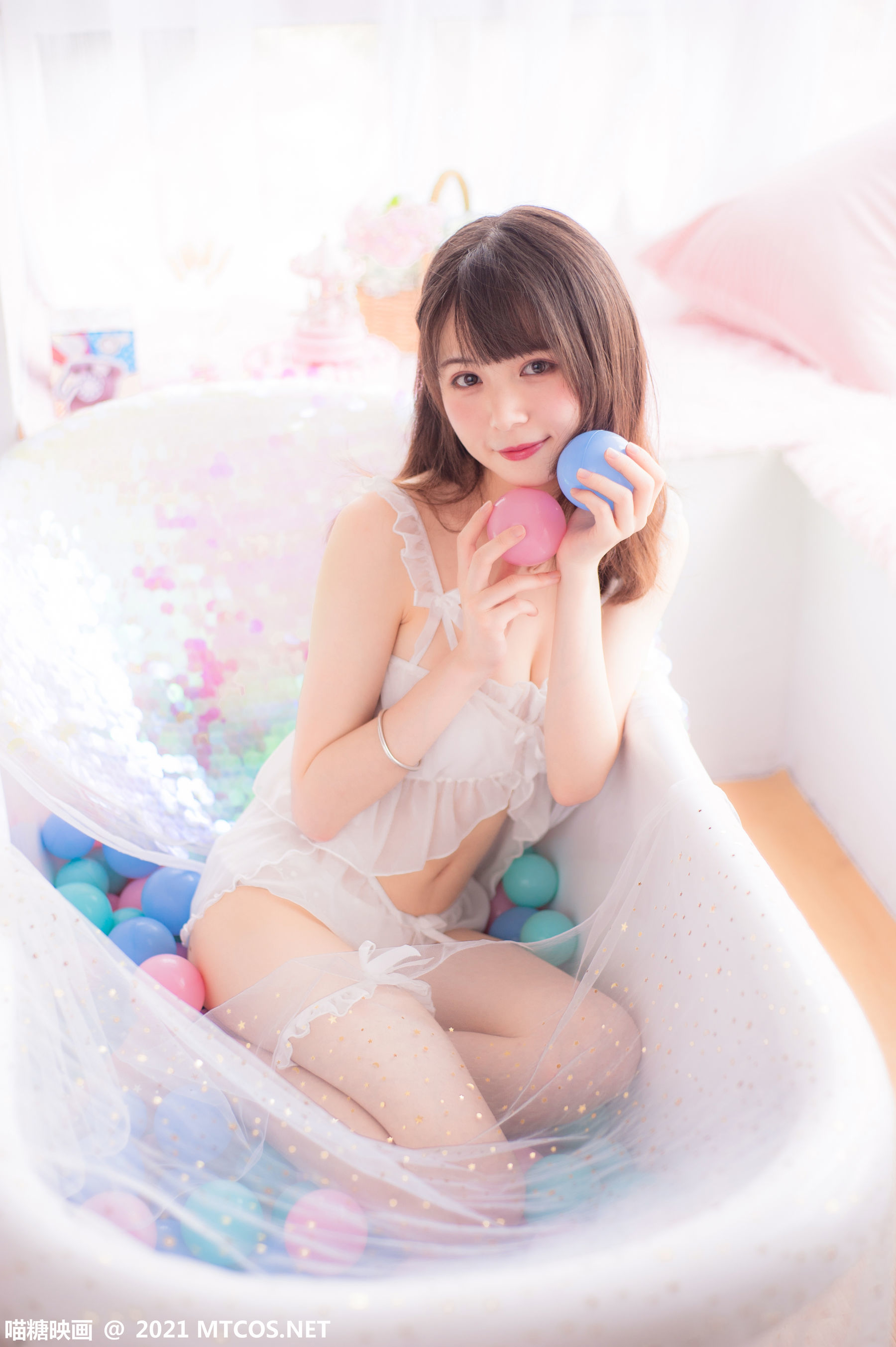 먀오탕 영화] VOL.351 버블 핑크 치마