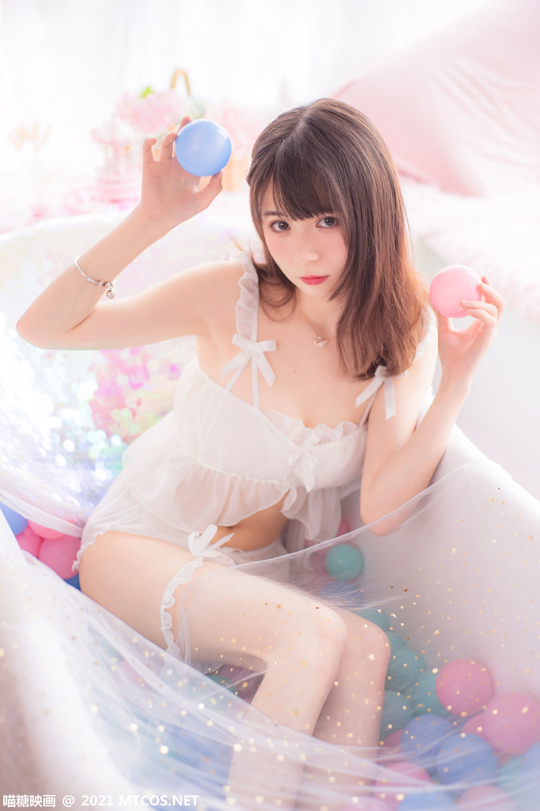 먀오탕 영화] VOL.351 버블 핑크 치마