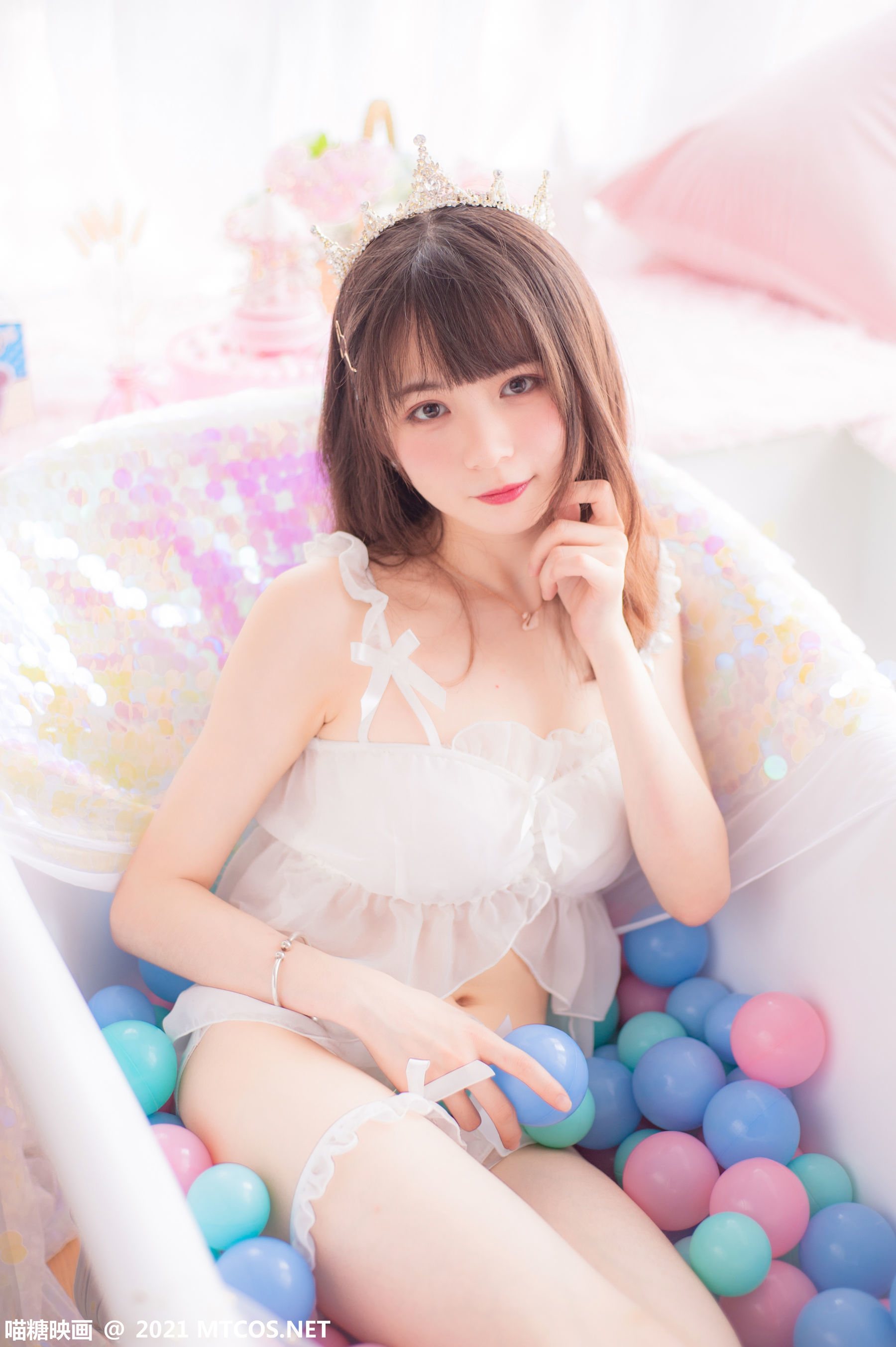 먀오탕 영화] VOL.351 버블 핑크 치마